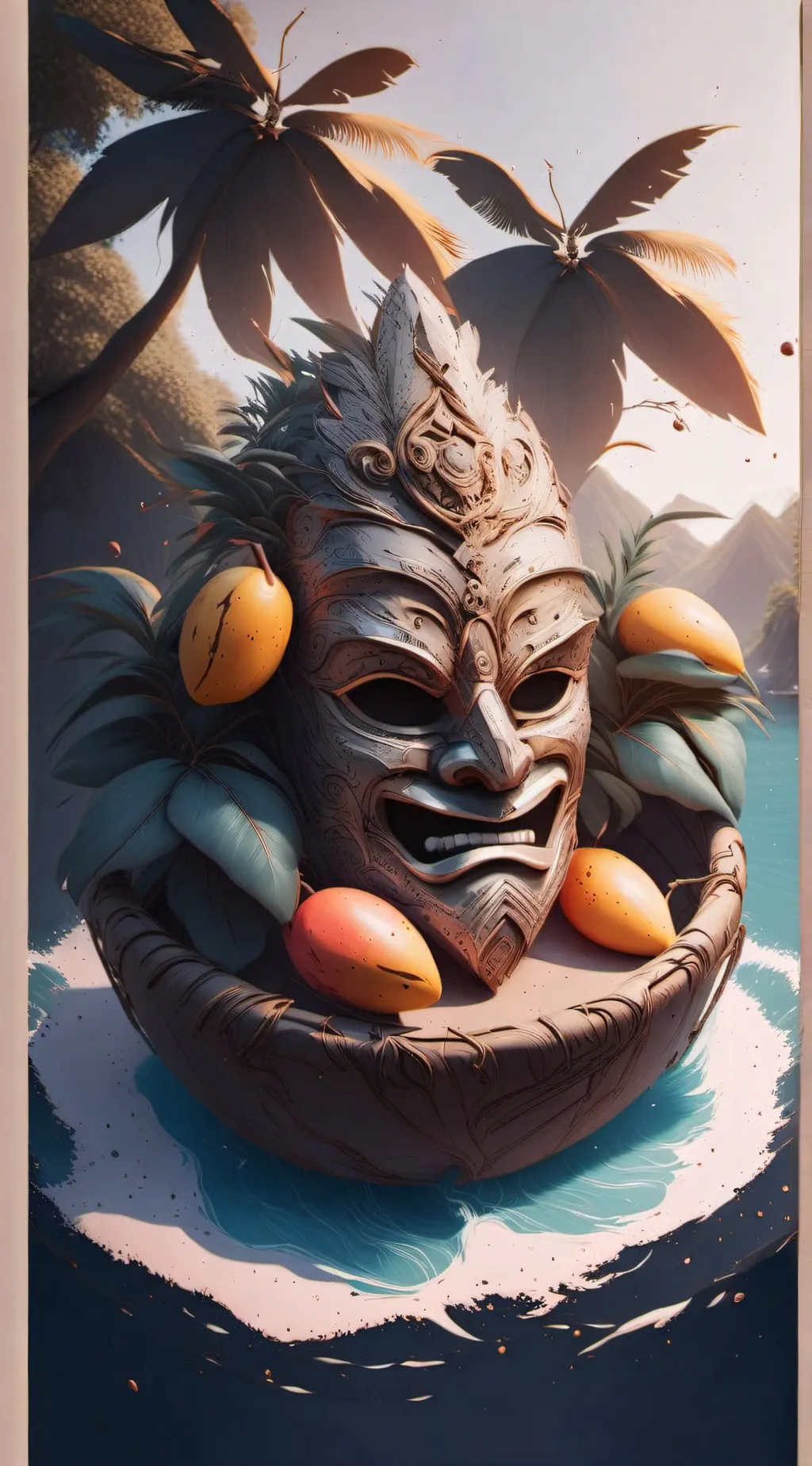 ai character: Wumpa Islands background