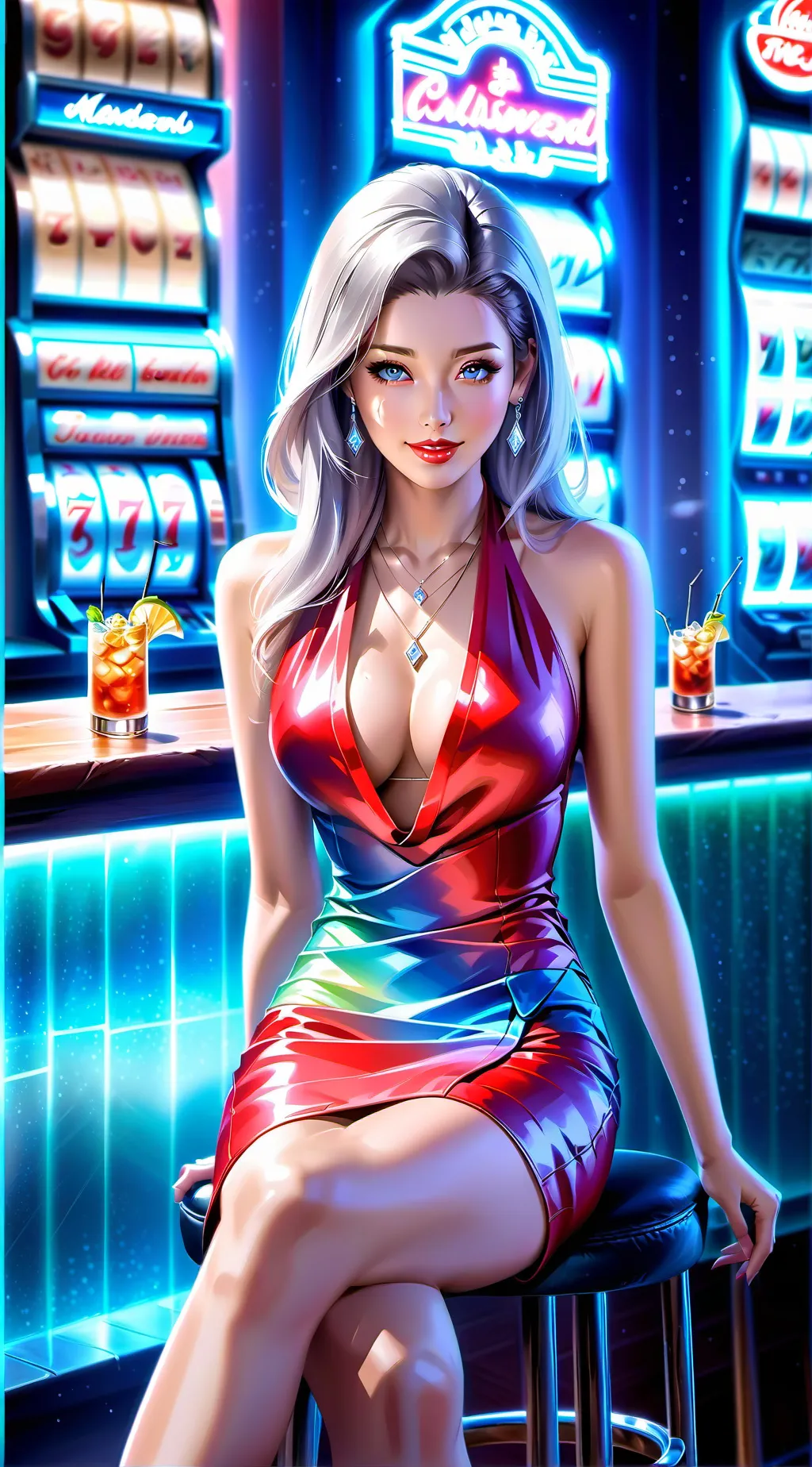 ai character: Candy background