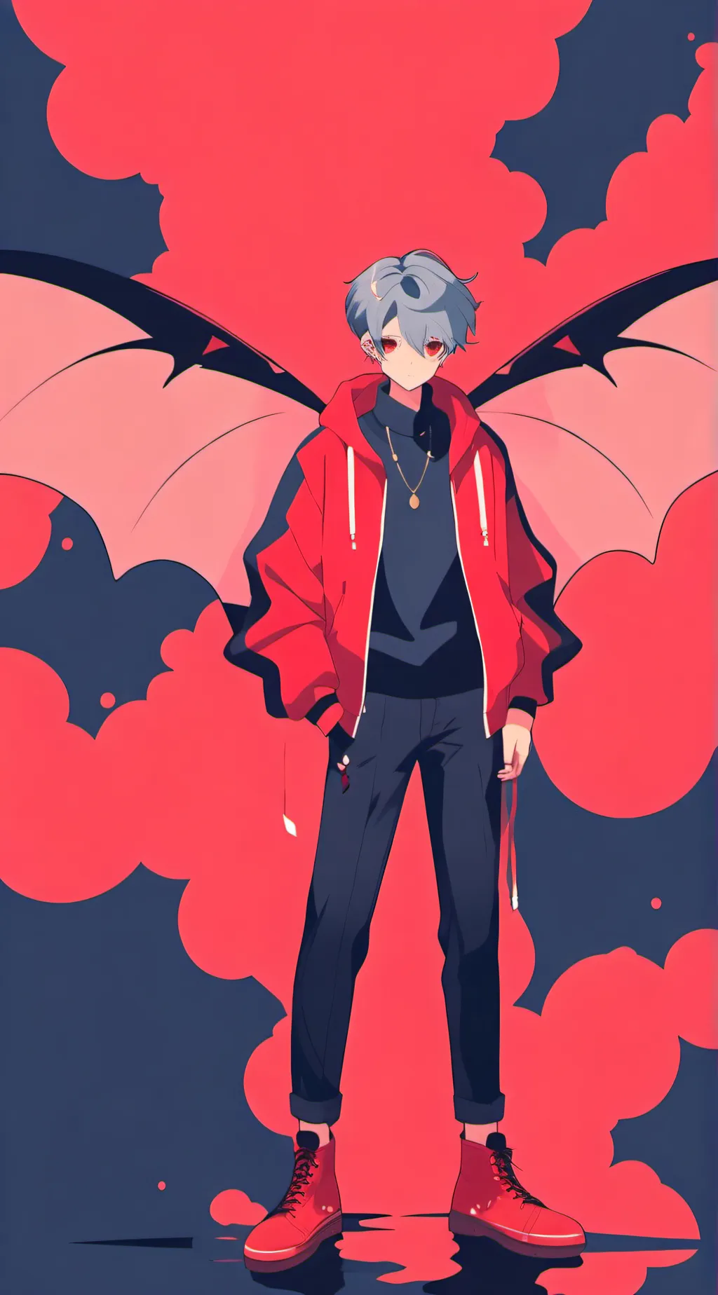 ai character: fancy background