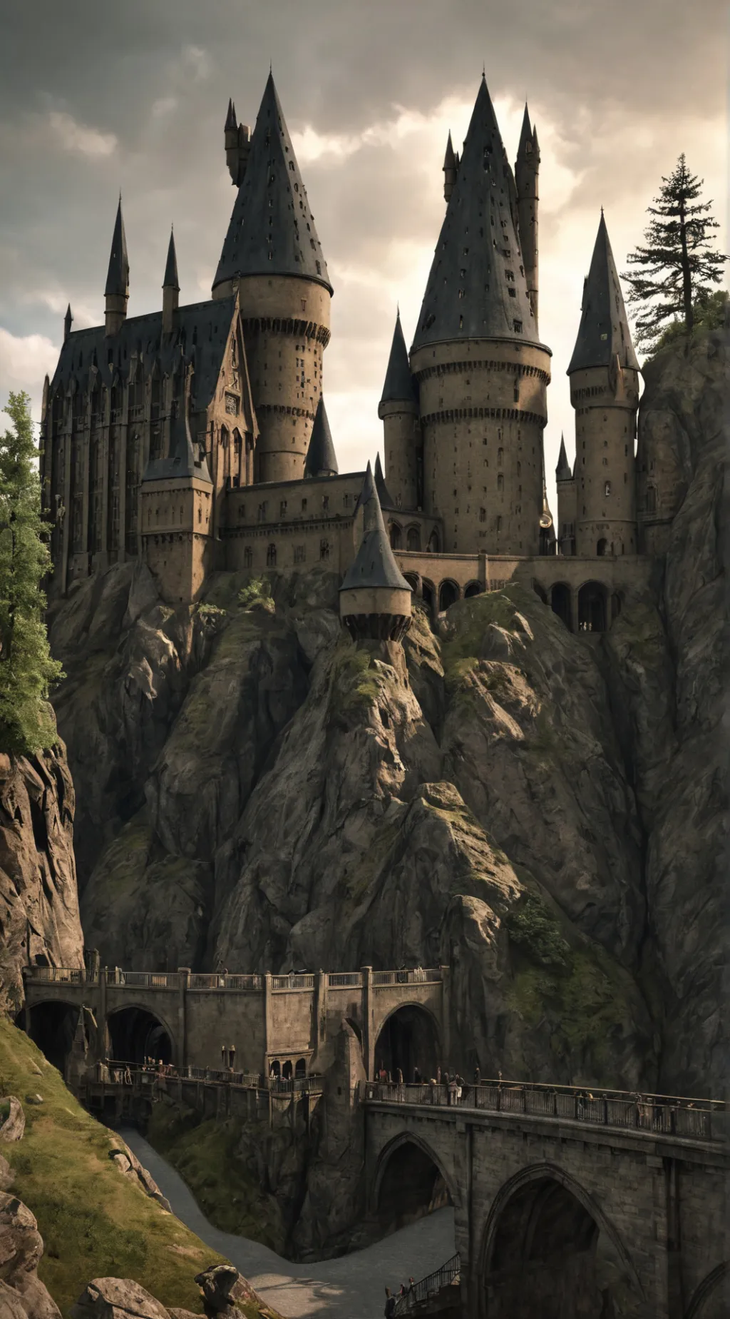 ai character: hogwarts background