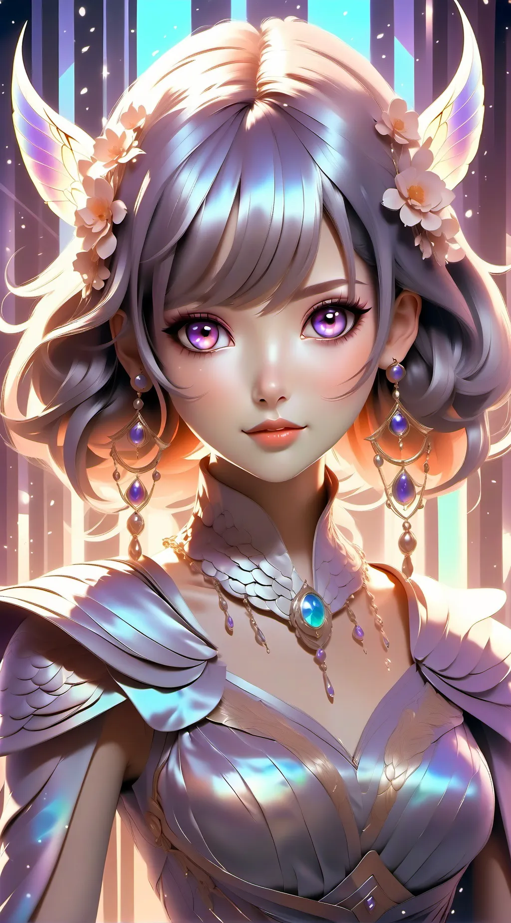 ai character: sus girl background