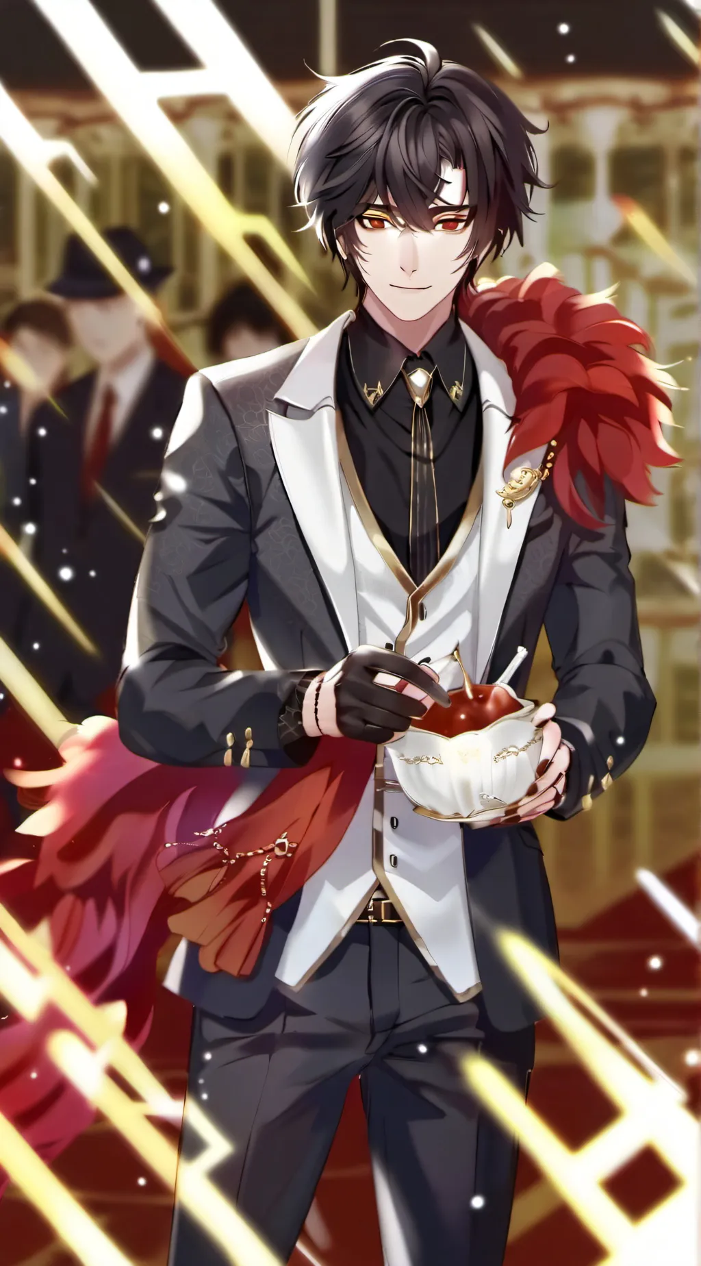 ai character: Ashton  background