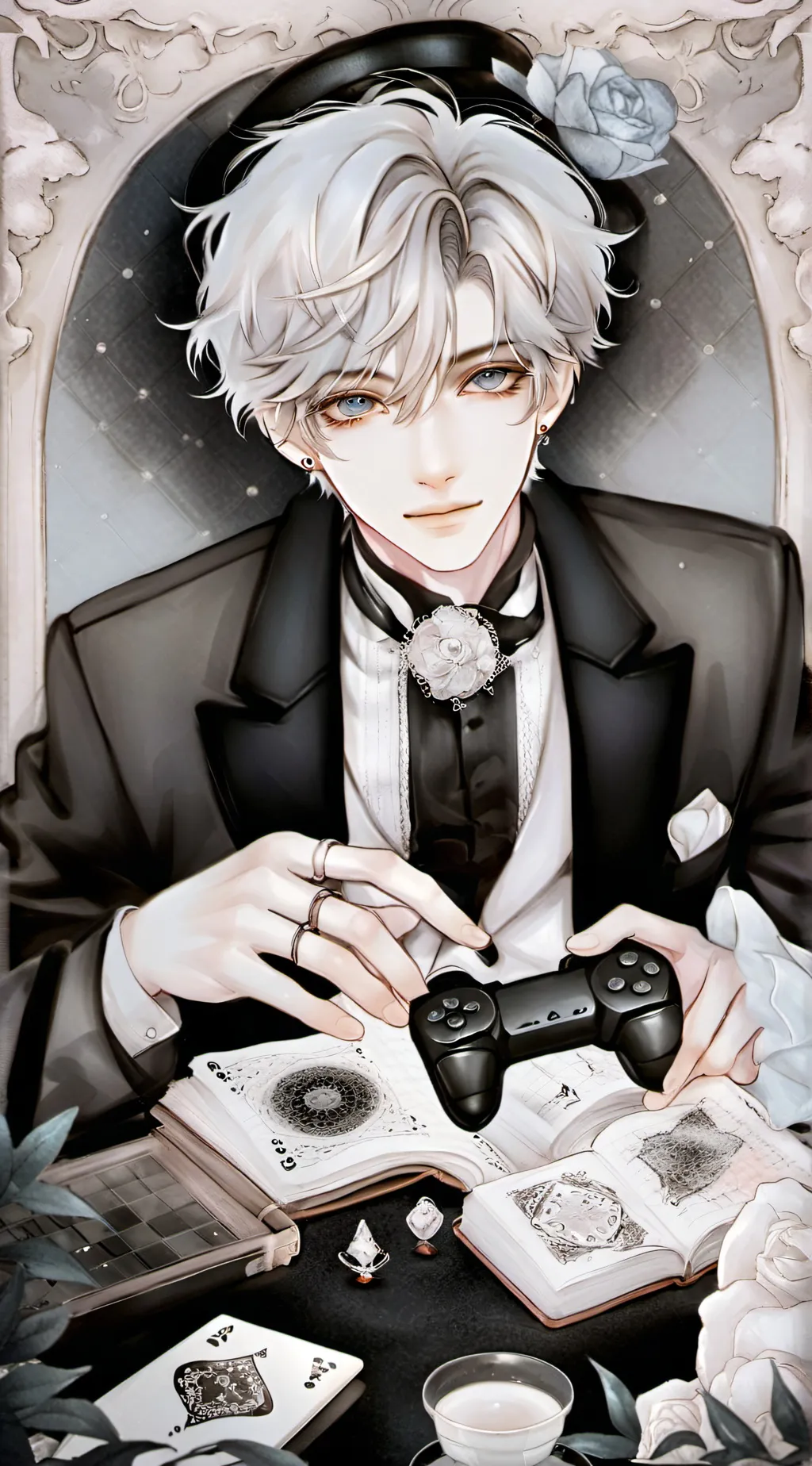 ai character: Xander  background