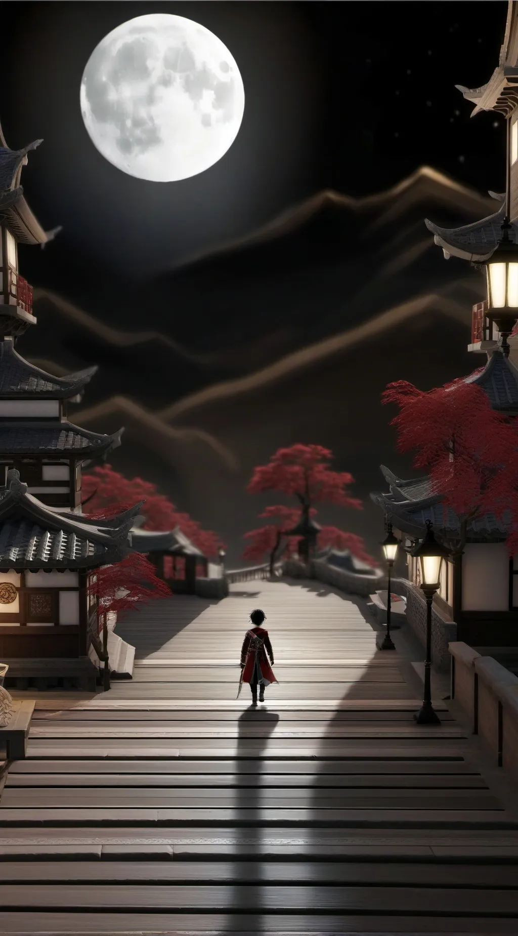 ai character: Moon x Jack  background