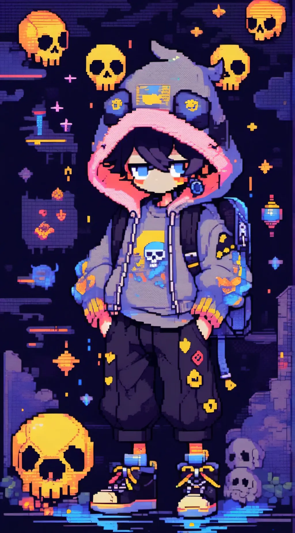 ai character: Mark background