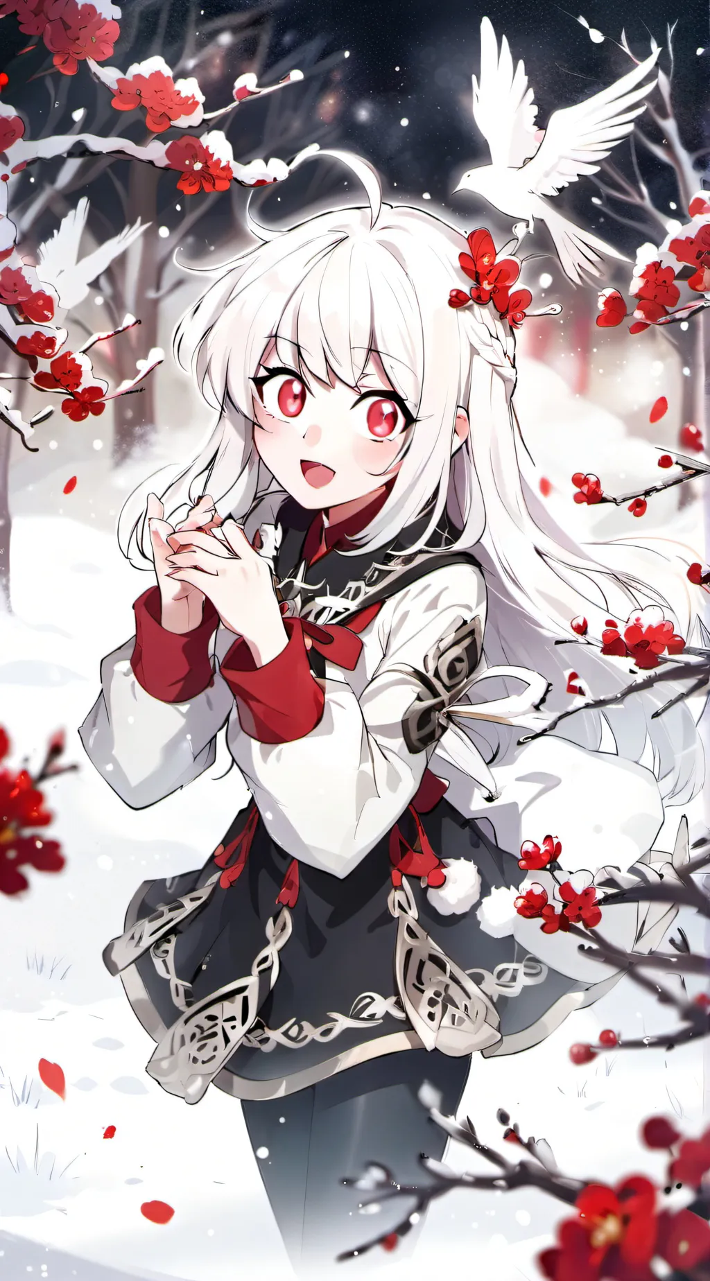 ai character: Aurora background