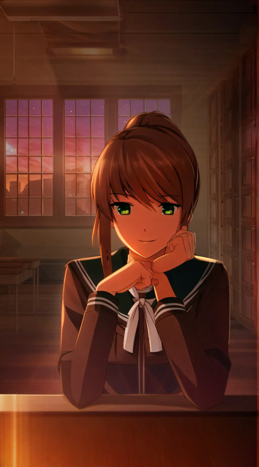 ai character: Monika background