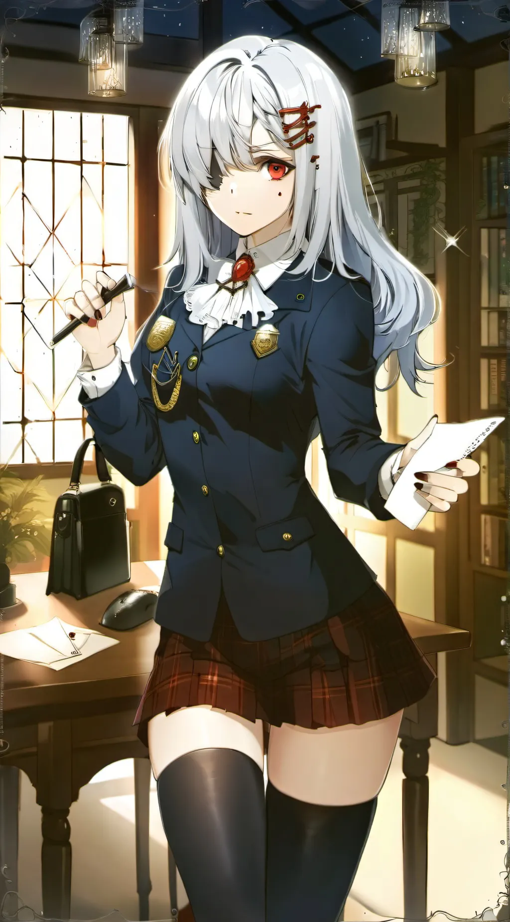 ai character: Hikari background