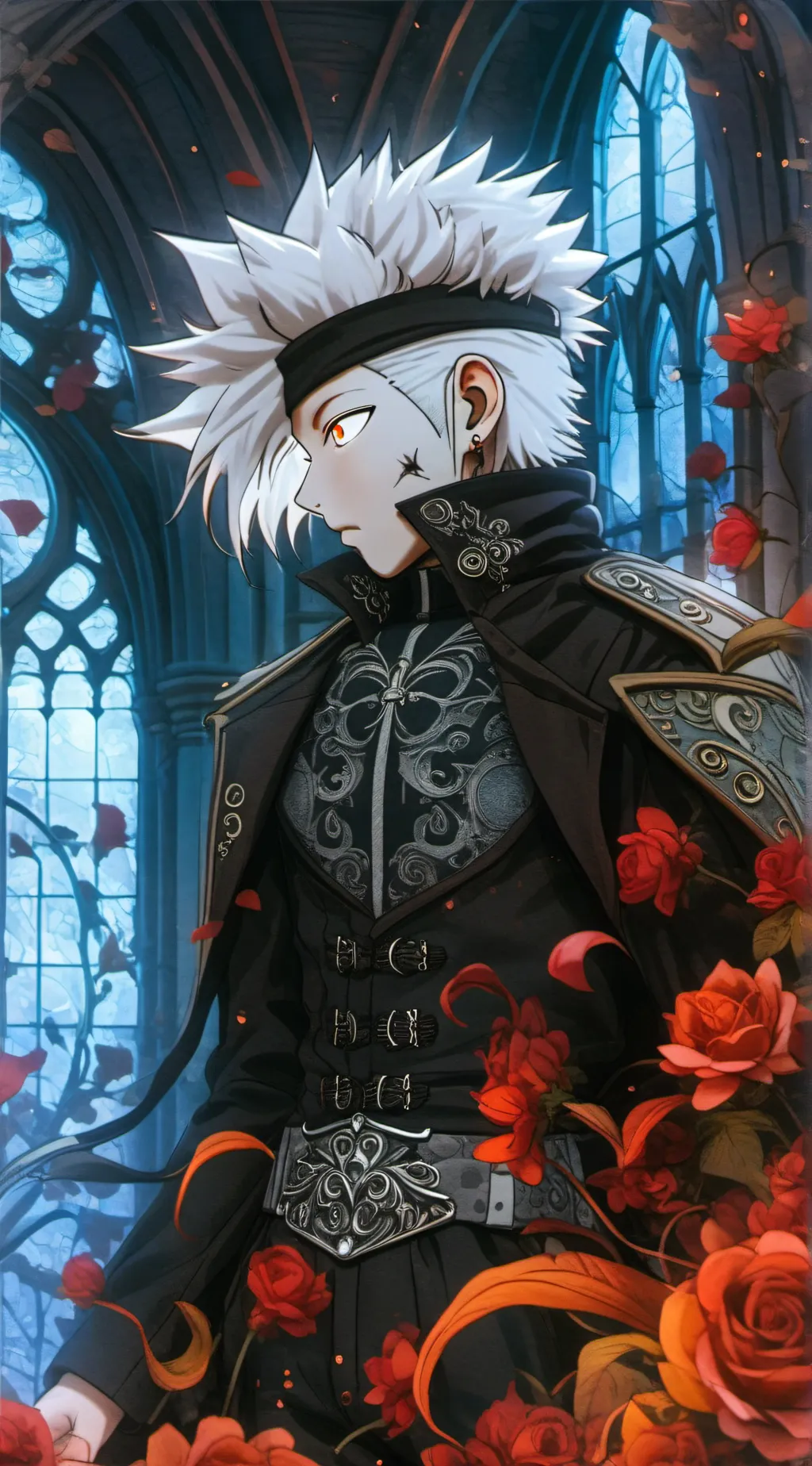 ai character: Kakashi  background