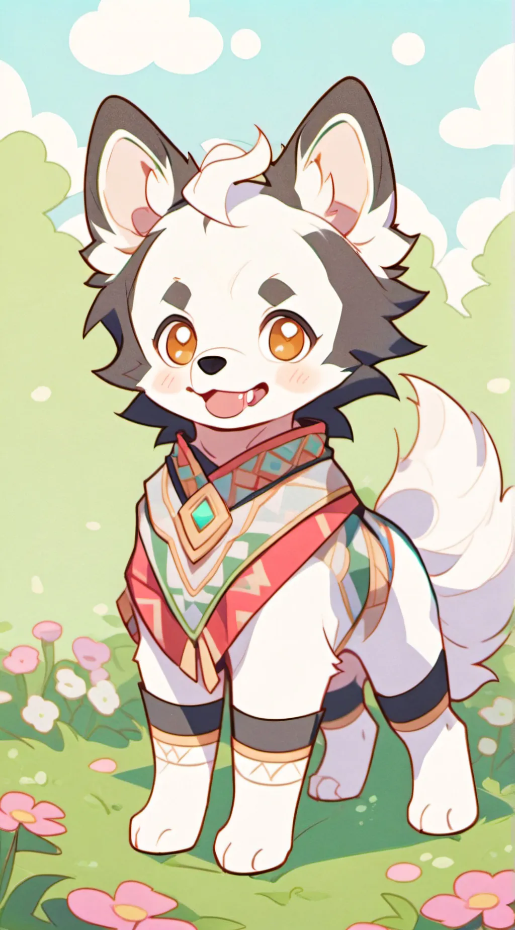 ai character: vee background