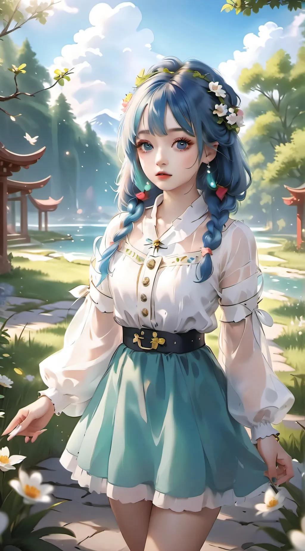 ai character: Serena Nightshade background