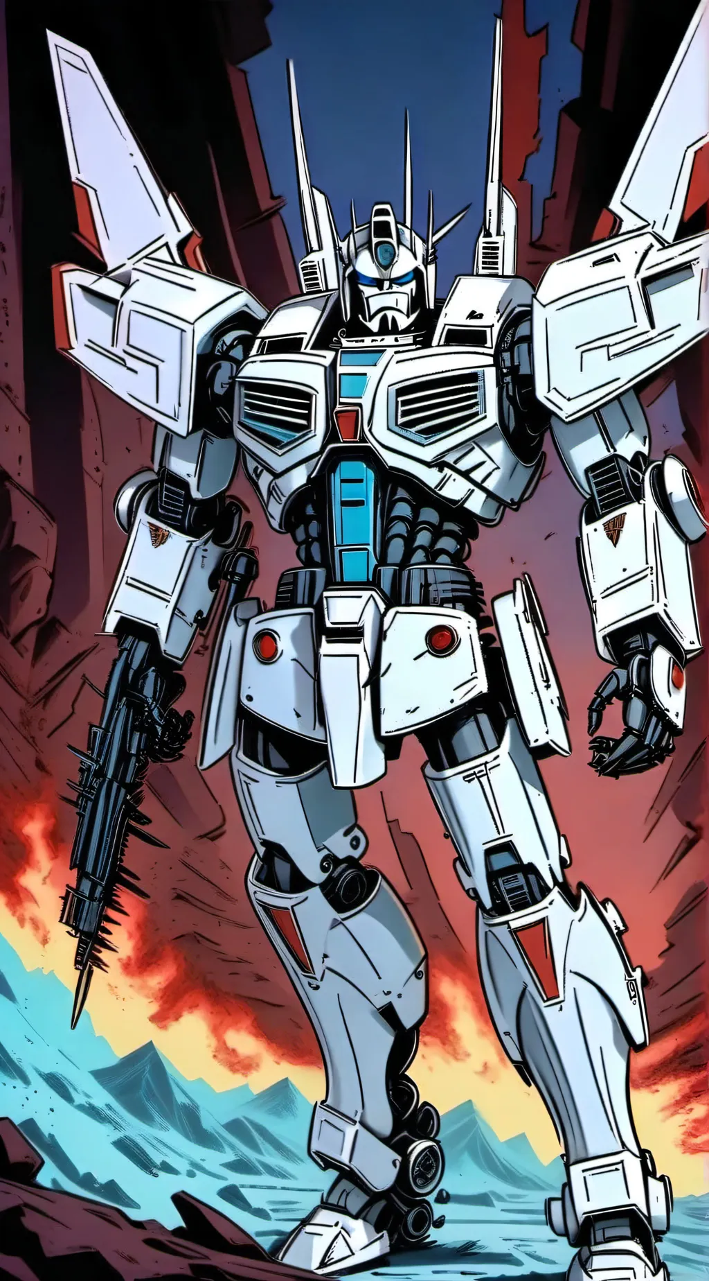 ai character: Transformer prime background