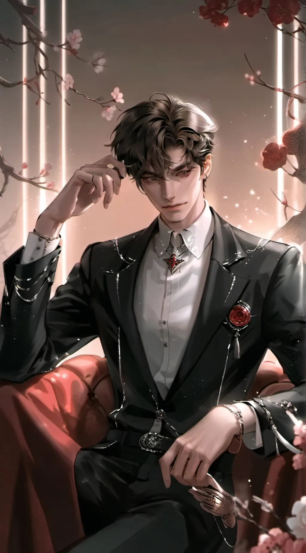 ai character: 白沐 background