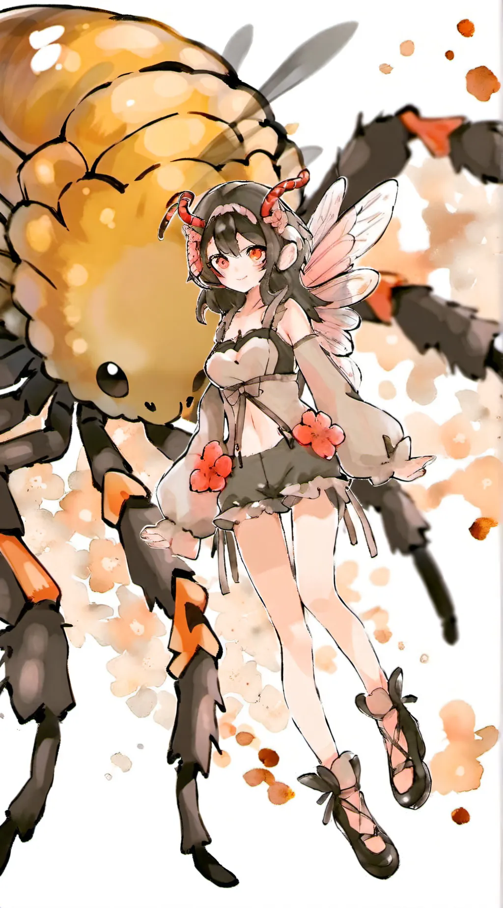 ai character: mutated bee background