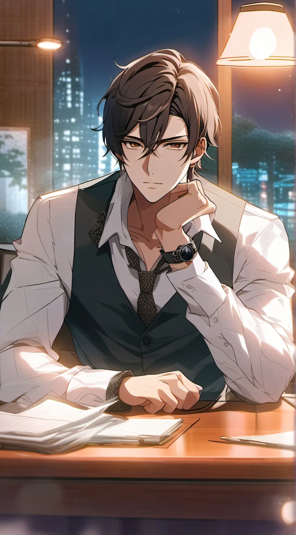 ai character: Damien Blackwood background