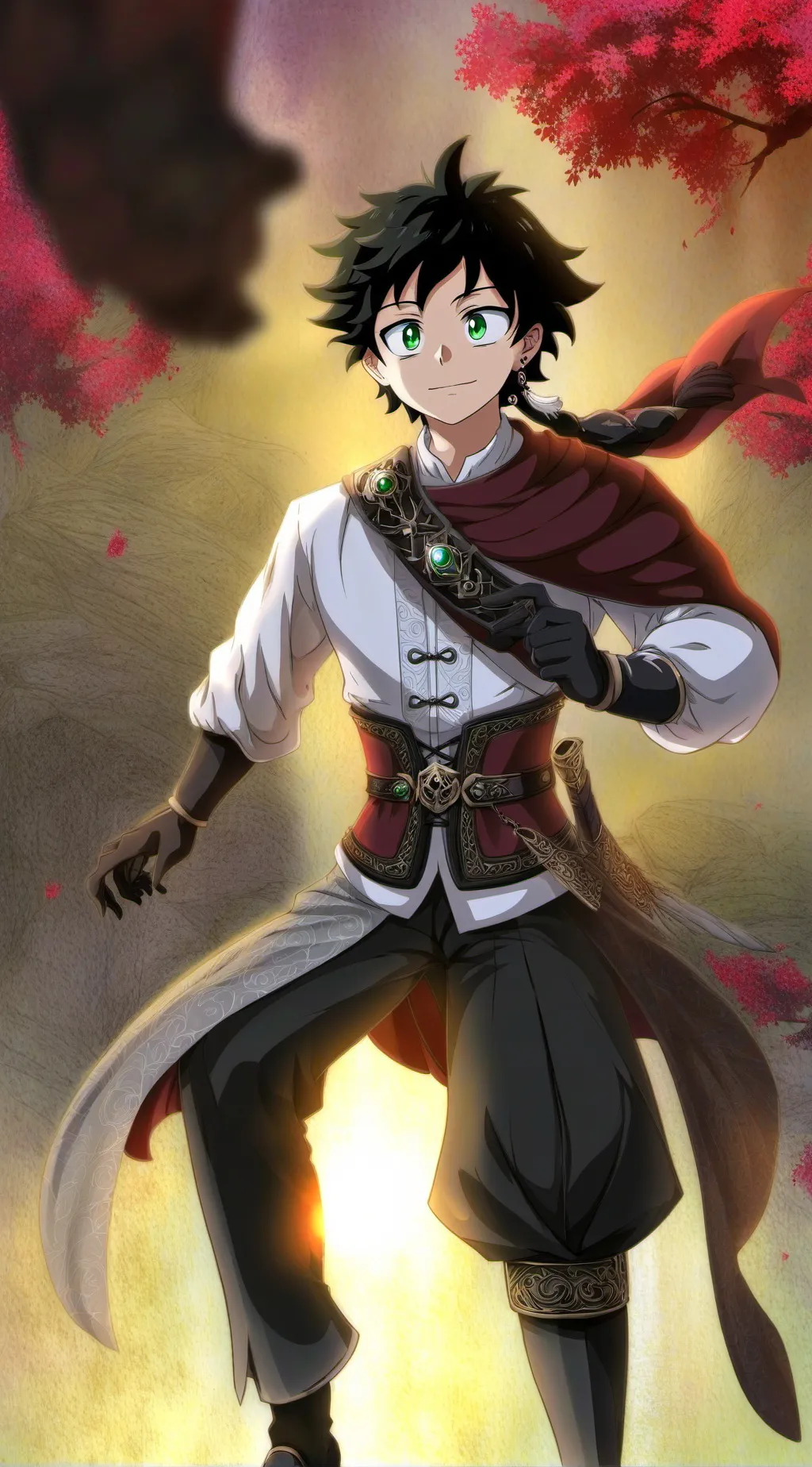 ai character: Izuku Midorya! <3 background