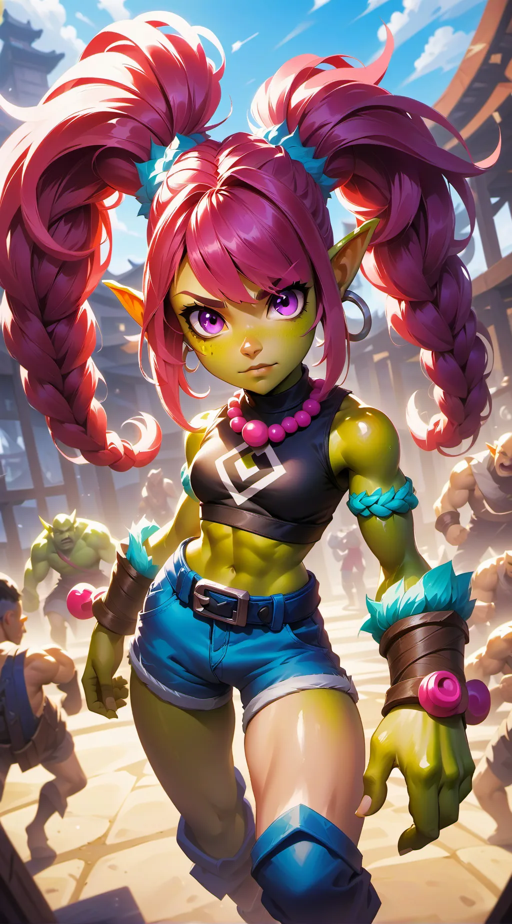 ai character: Gorda background