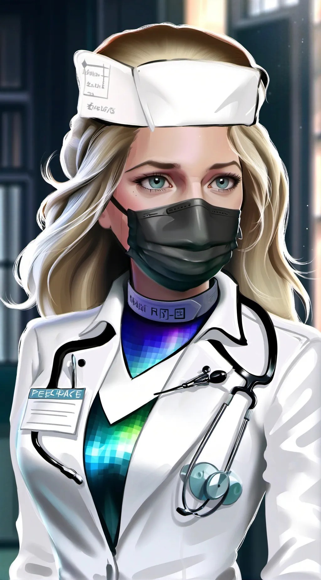 ai character: doctor gagged 9 background