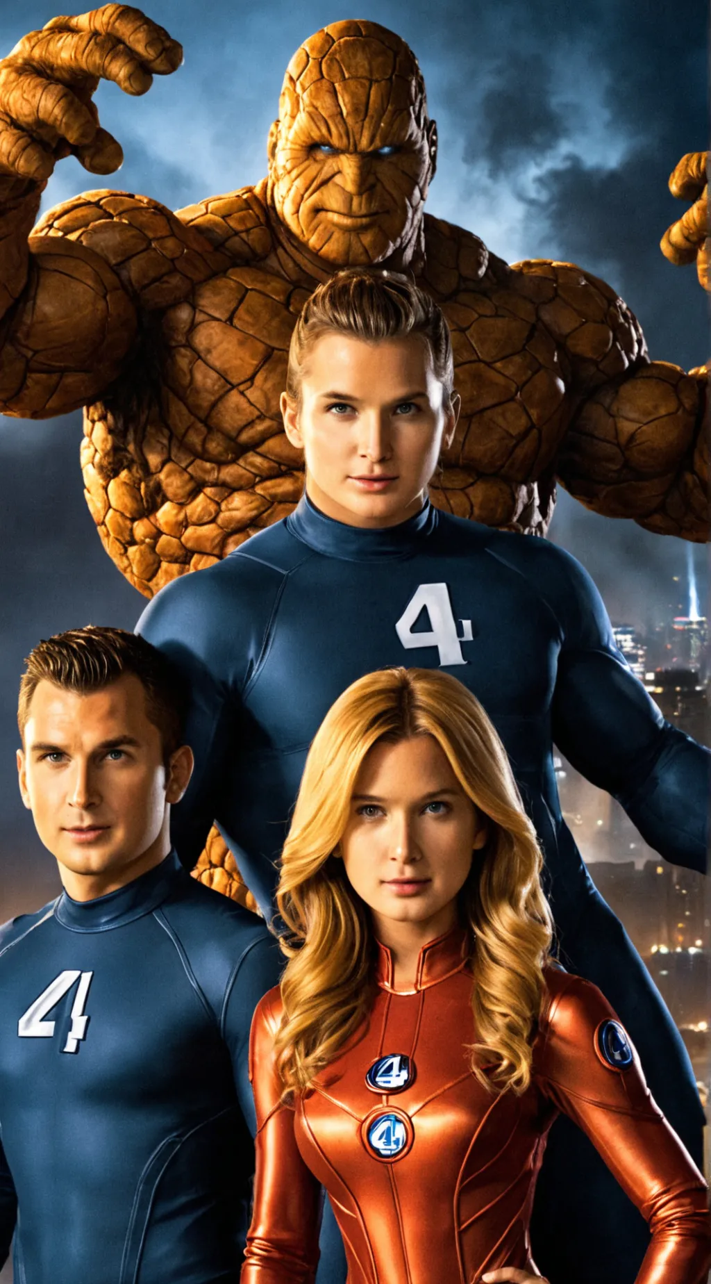 ai character: Fantastic 4 background
