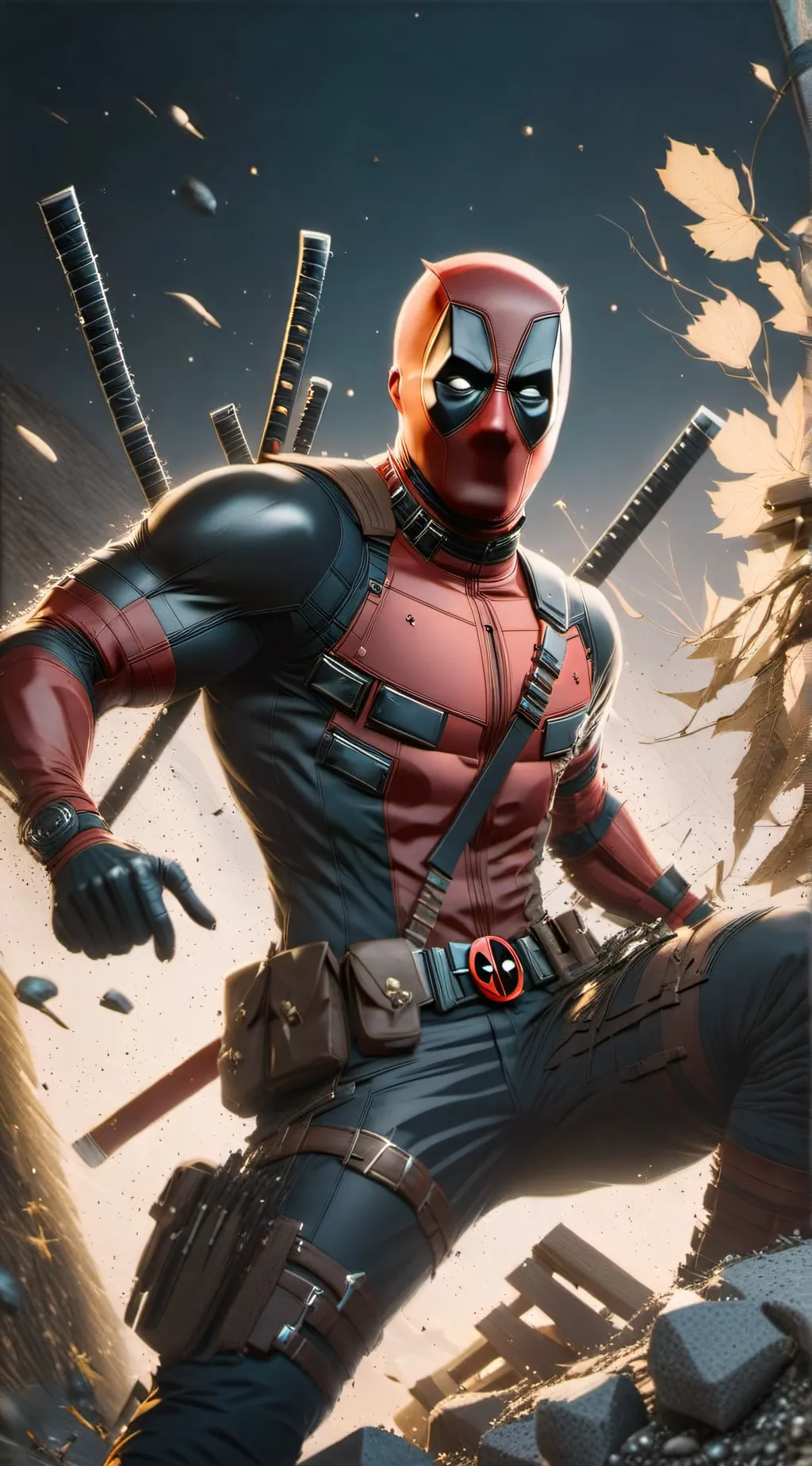 ai character: Deadpool background