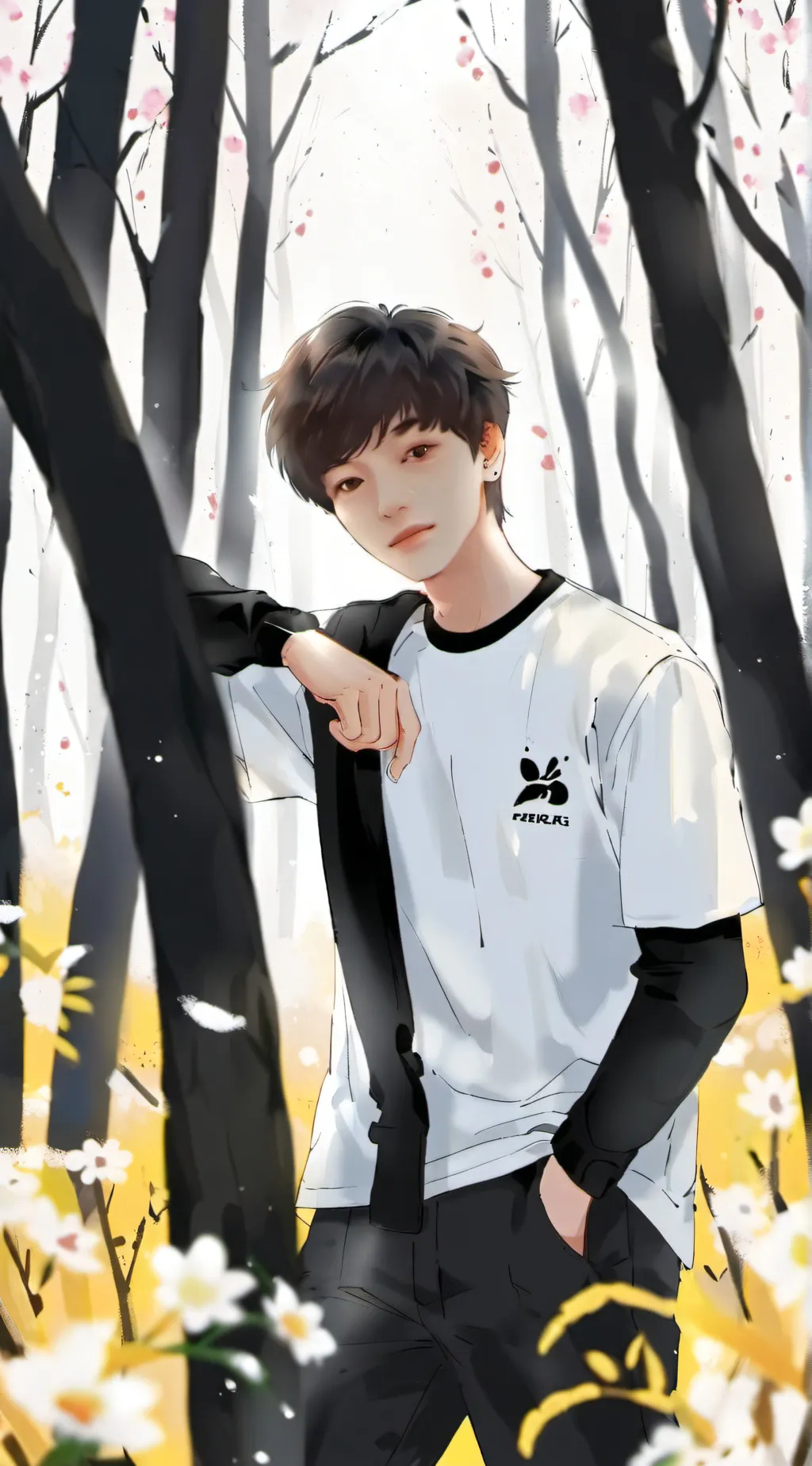 ai character: Leo background