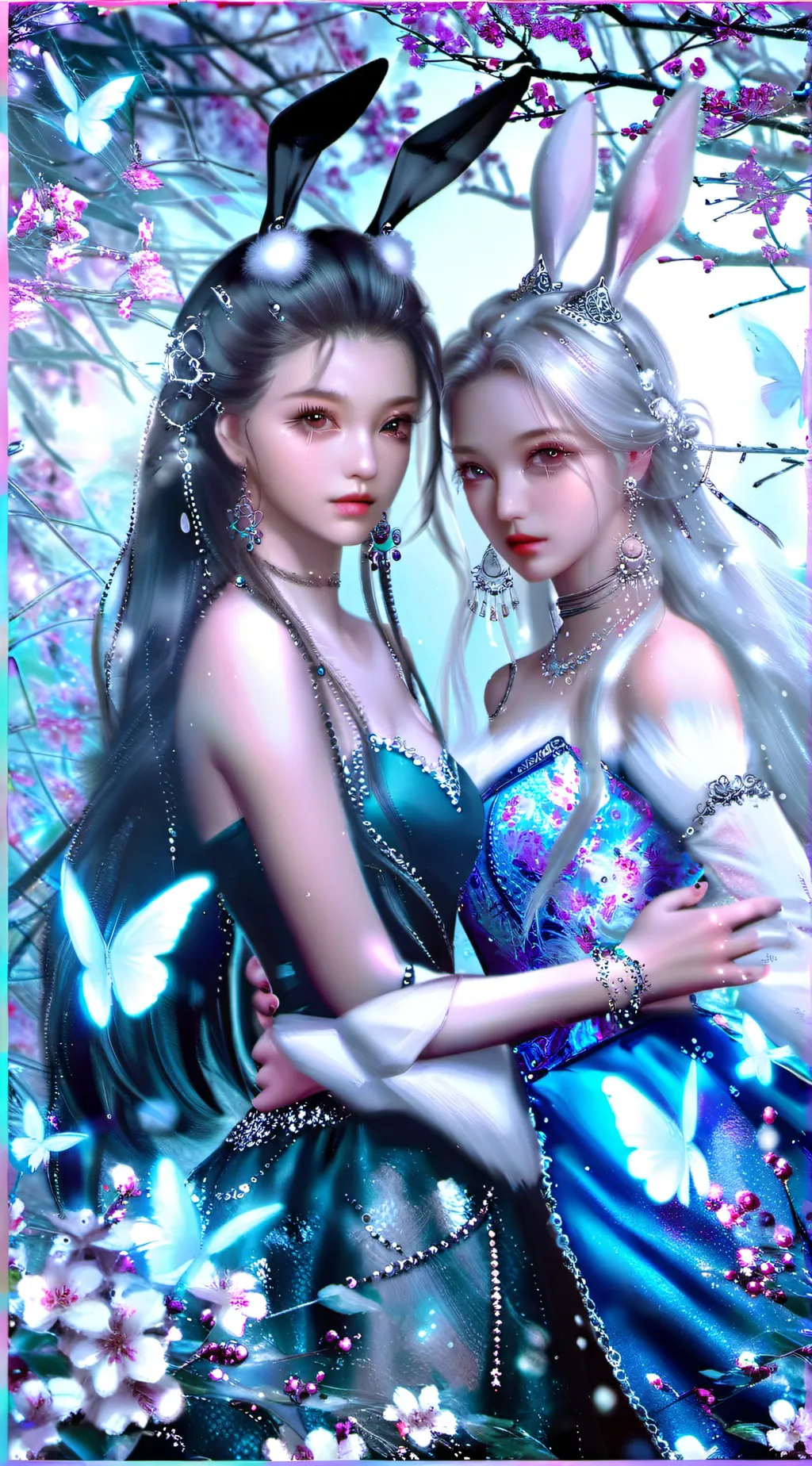 ai character: Max and ruby background