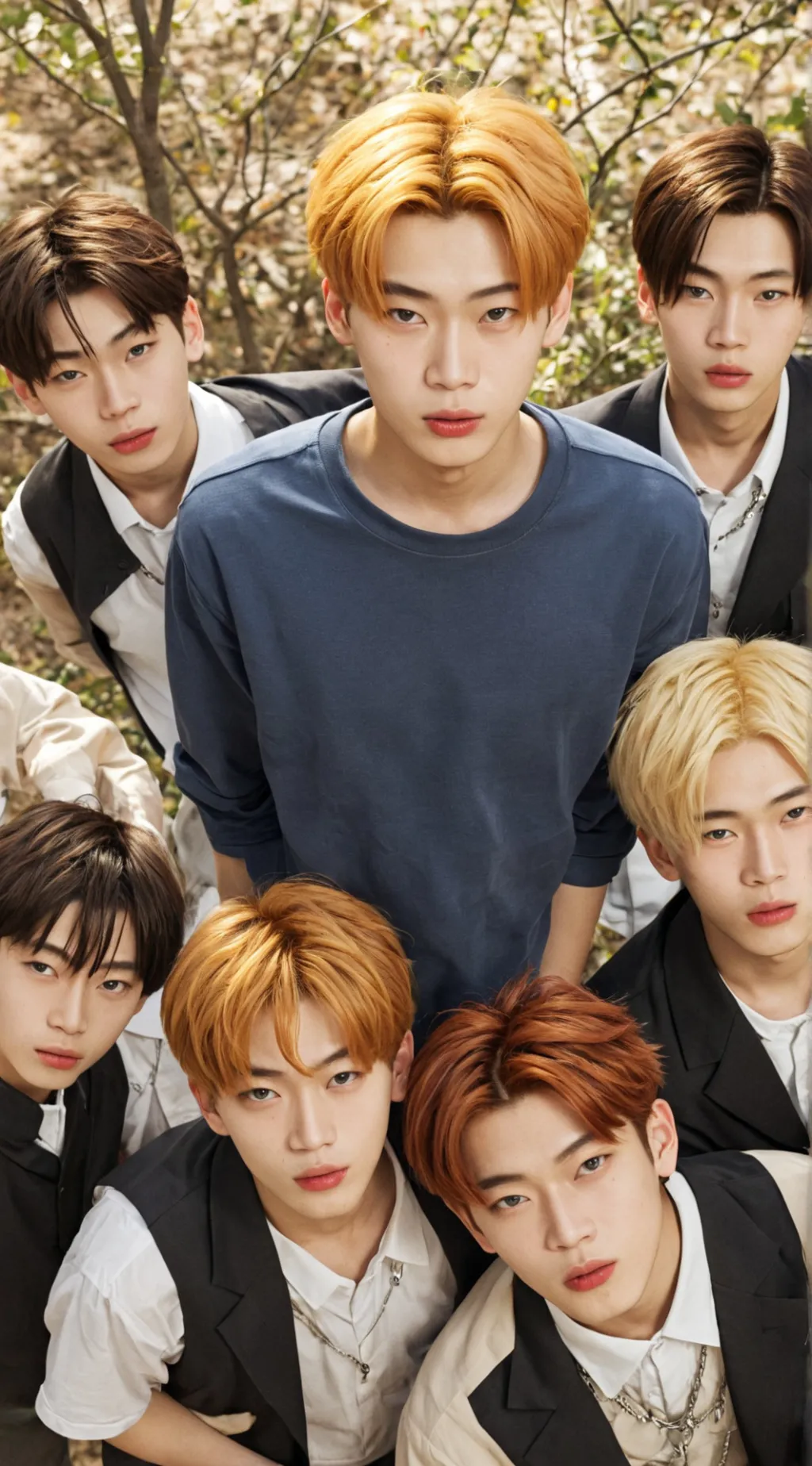 ai character: Enhypen  background