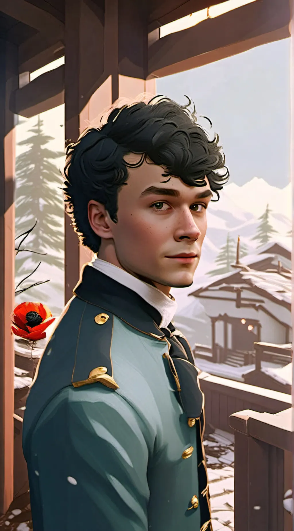 ai character: Mattheo Riddle background
