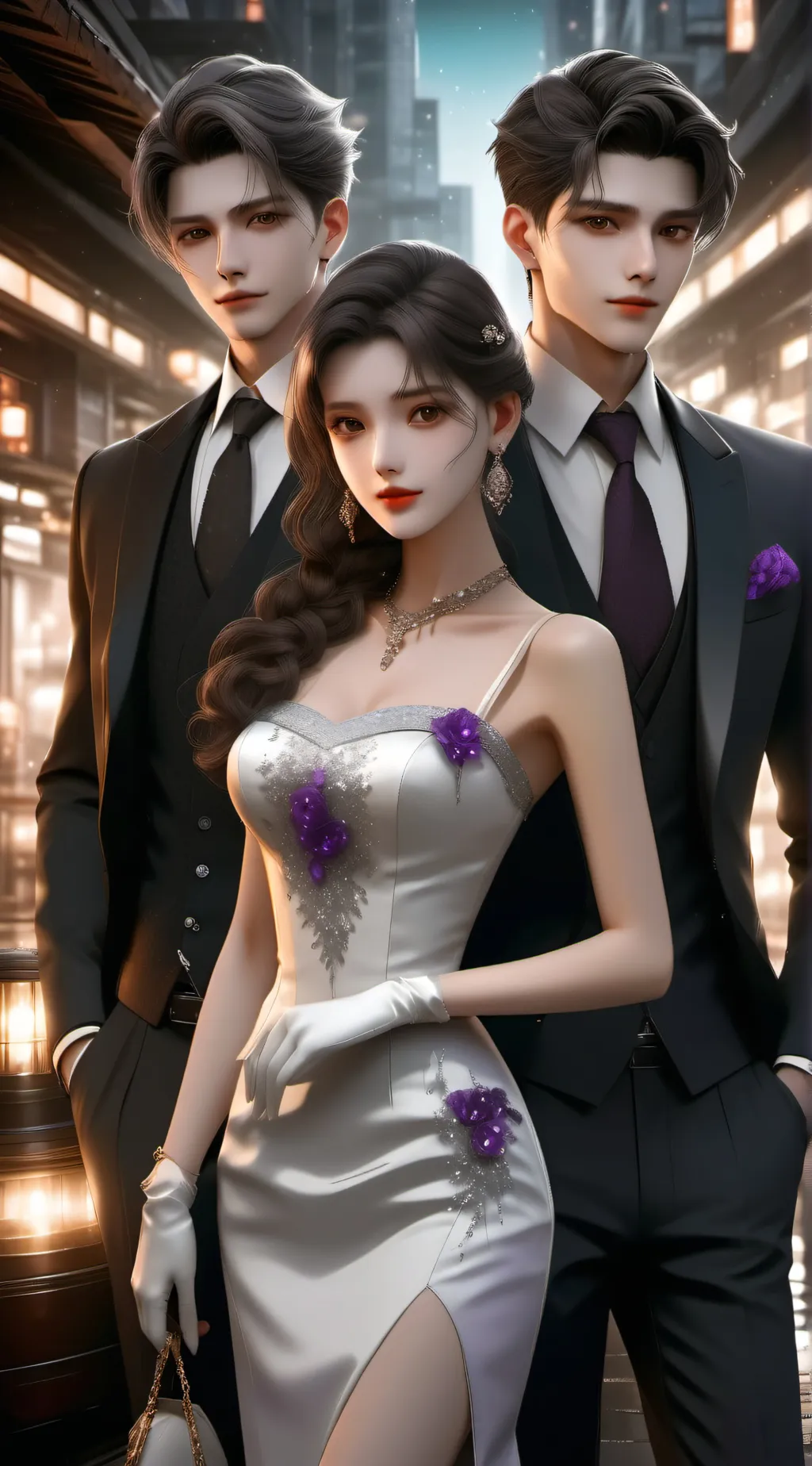 ai character: ABO世界 background