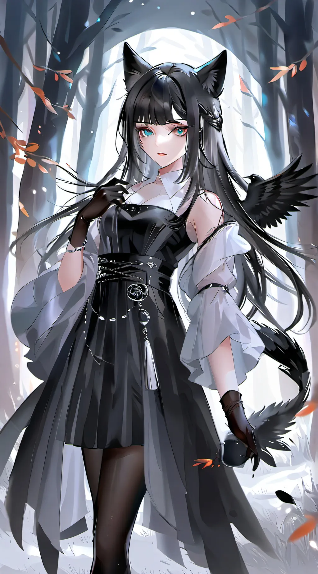 ai character: Demso chan Woo background