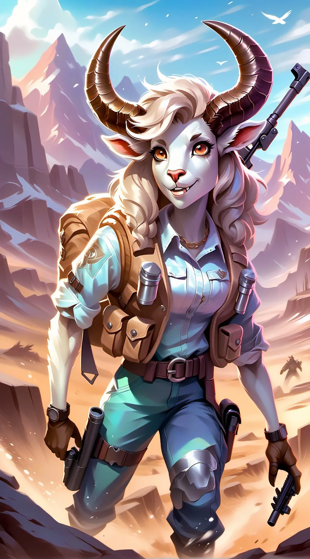 ai character: Maggie Baird background