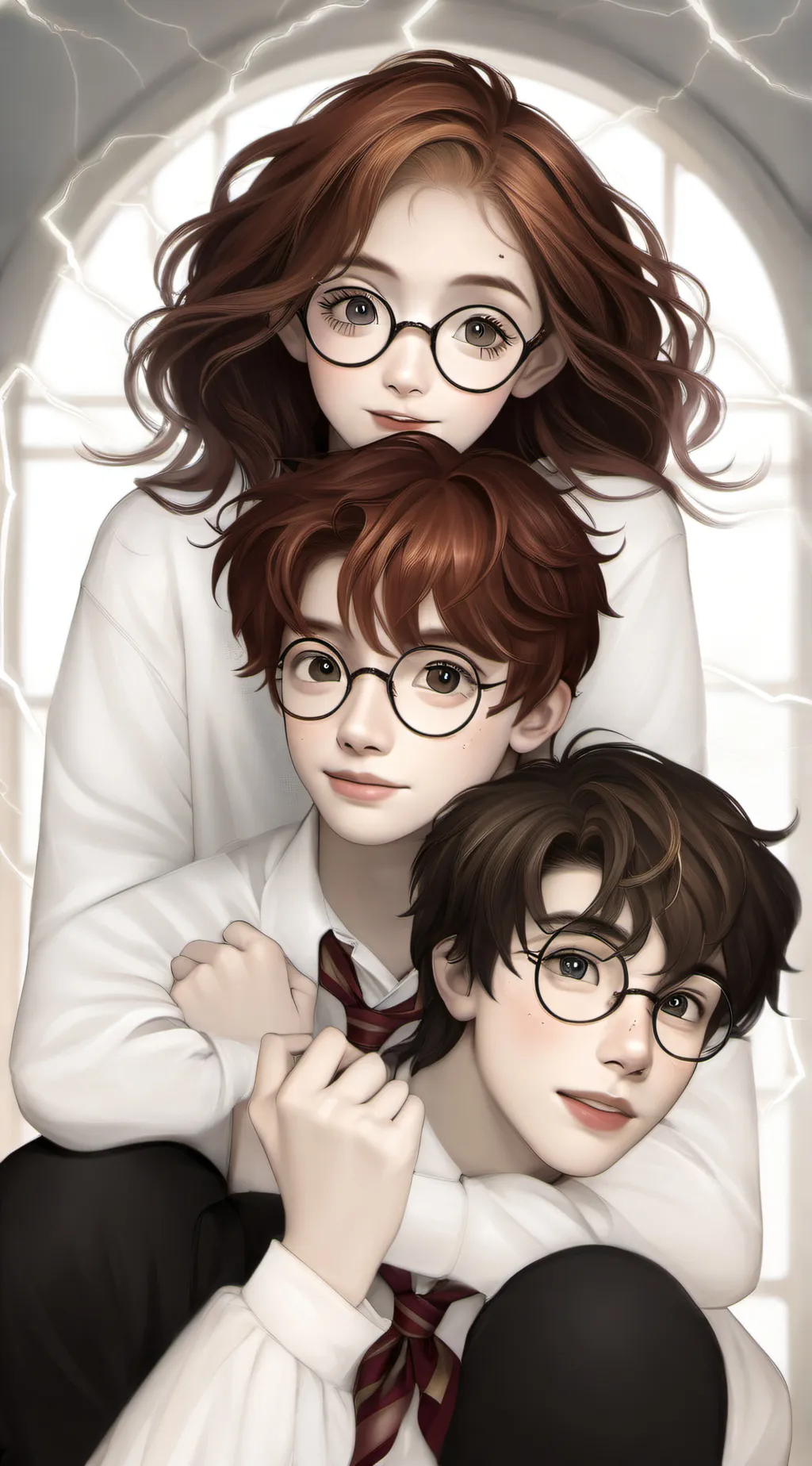 ai character: the golden trio  background