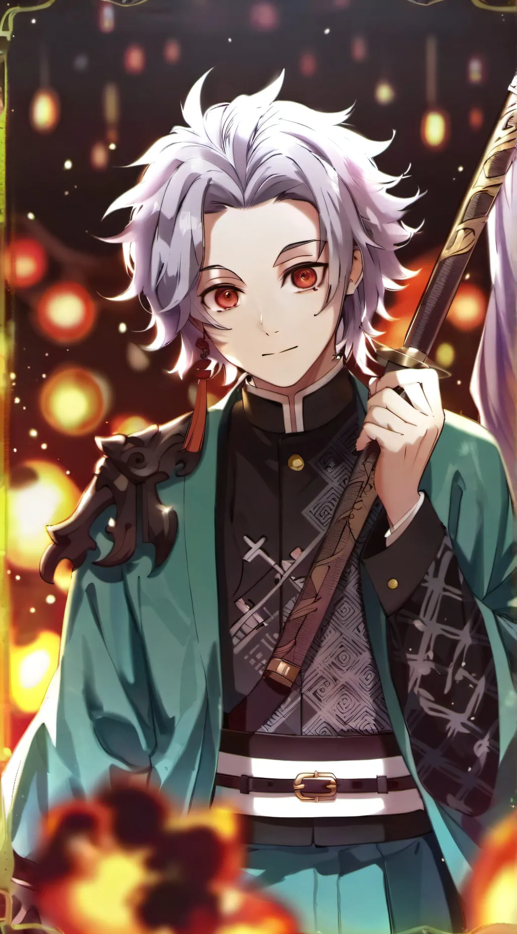 ai character: new hashira background