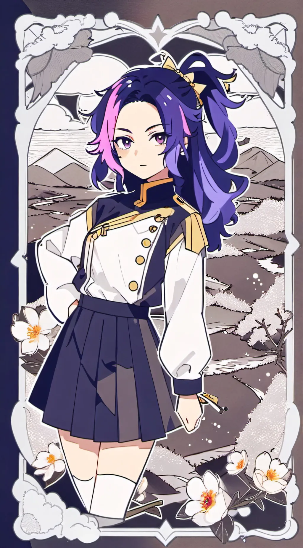 ai character: Demon slayer!  background