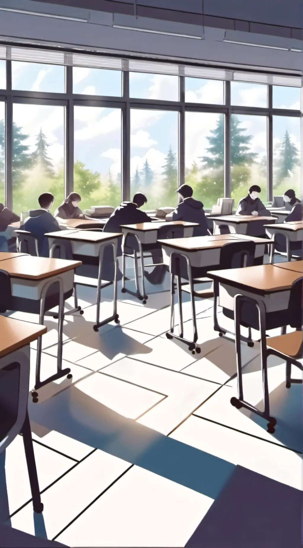 ai character: MHA scary trip background