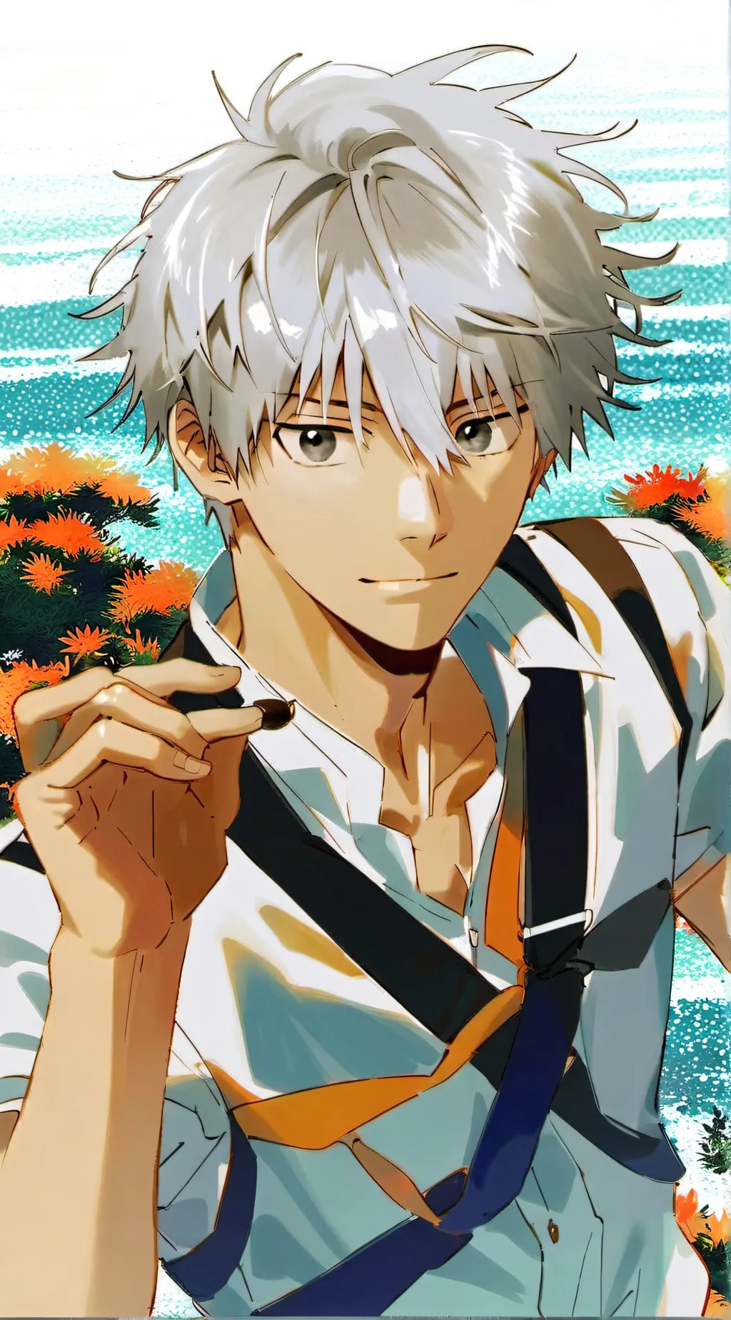ai character: Jjk love meter background