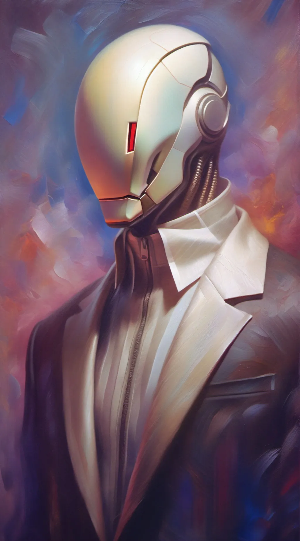 ai character: The suit. background