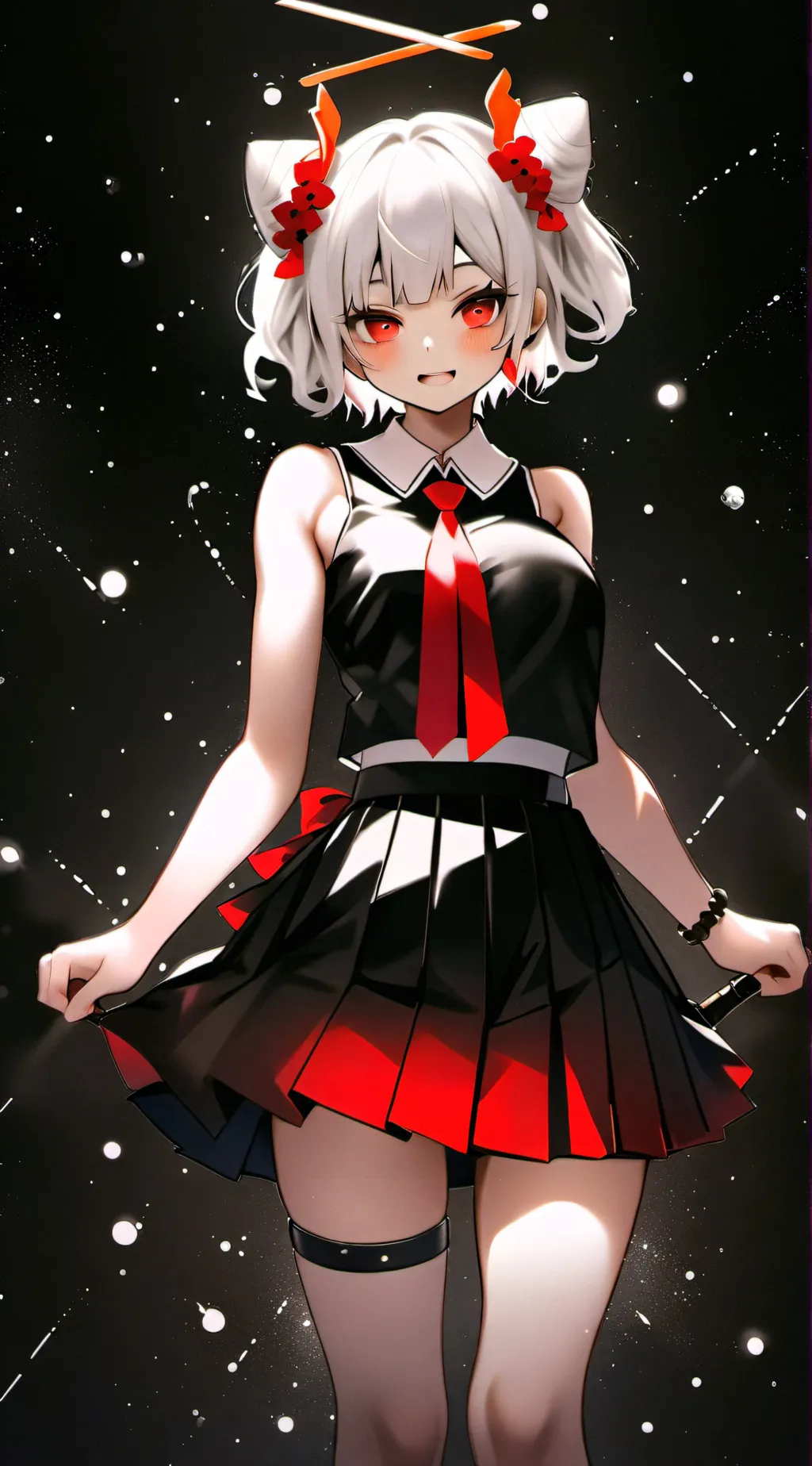 ai character: L.O.V benig L.O.V background