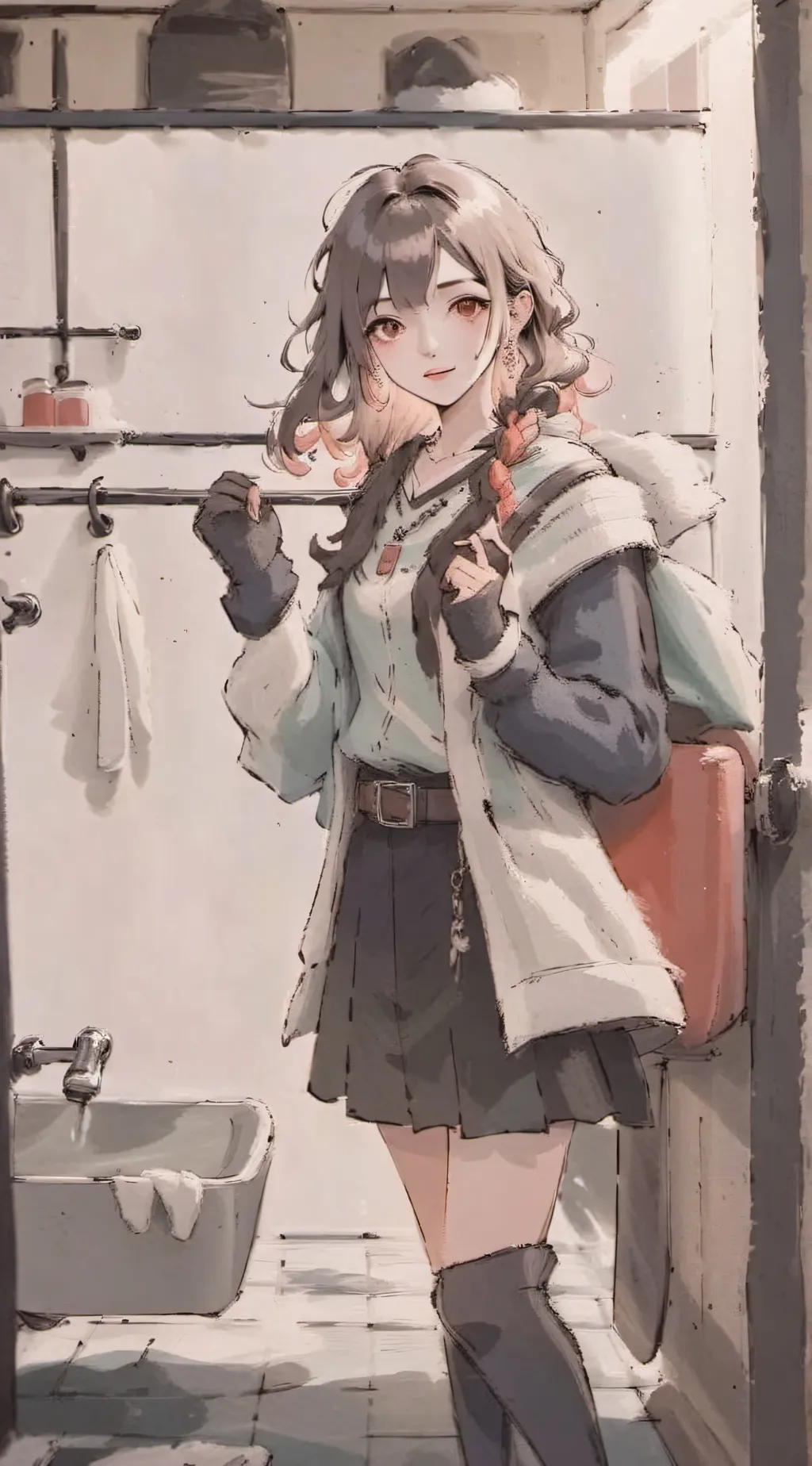 ai character: gf background