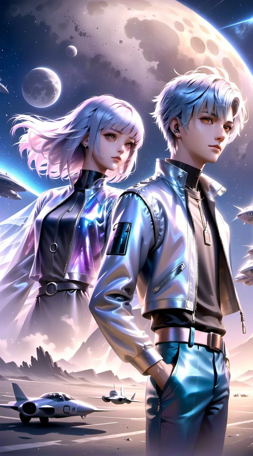 ai character: 星际时代 background