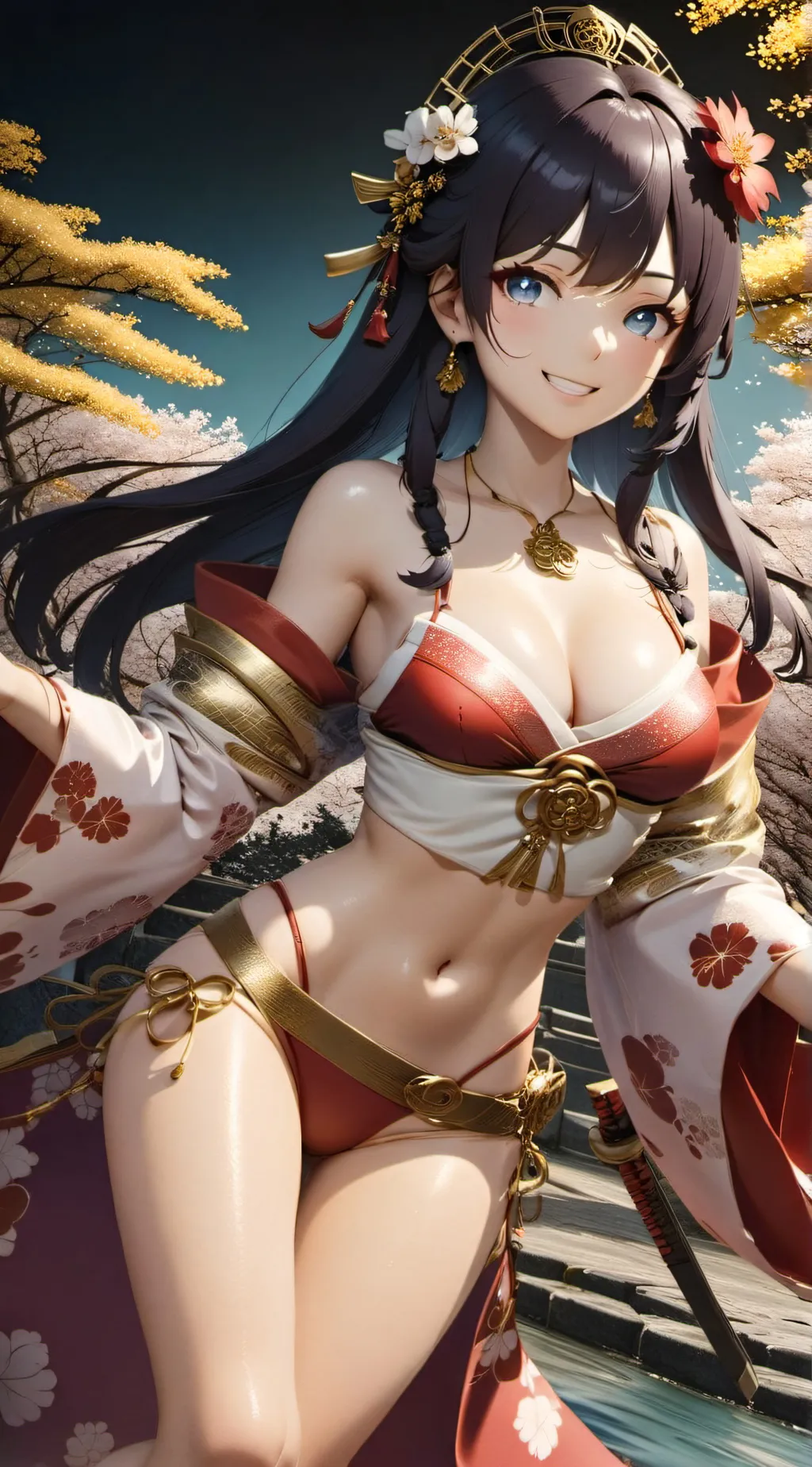 ai character: Chikari  background