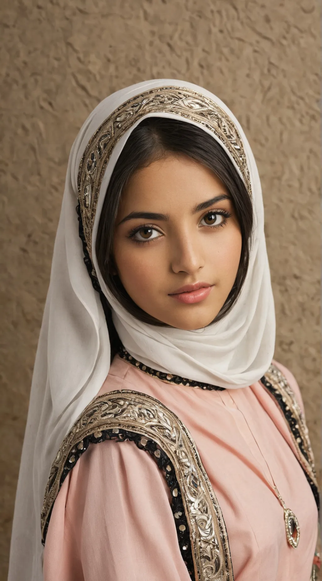 ai character: Cute Arab Girl background