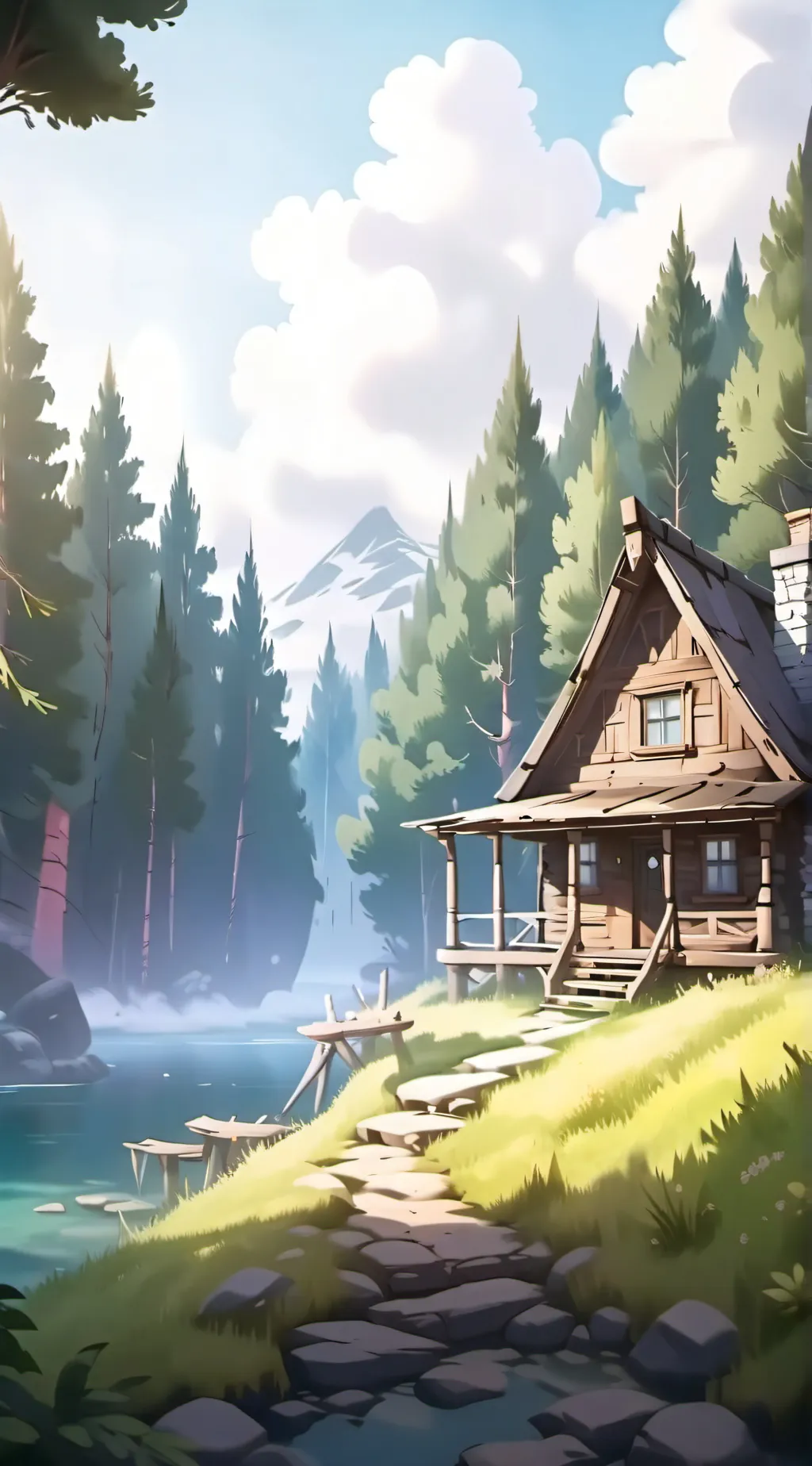 ai character: Gravity Falls  background