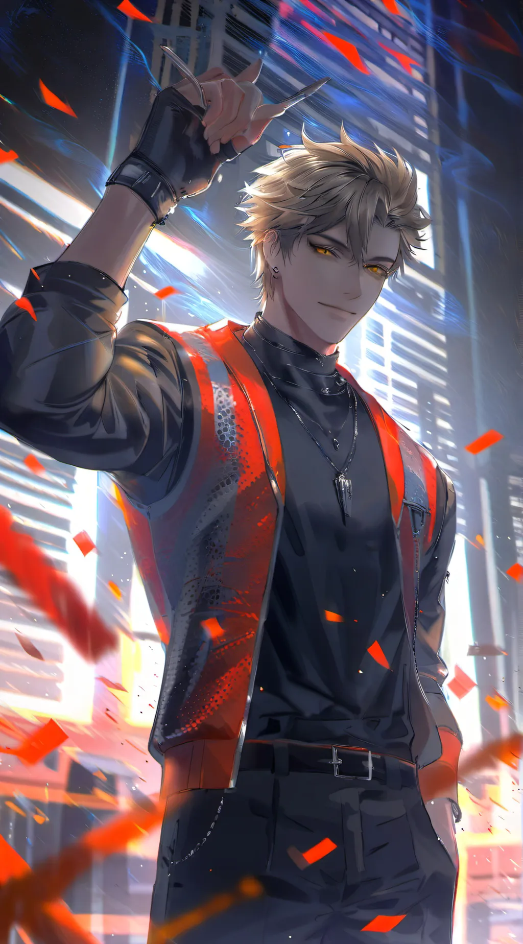 ai character: Zander background