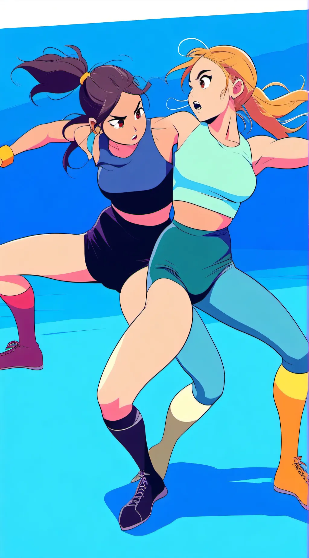 ai character: You vs Uraraka  background