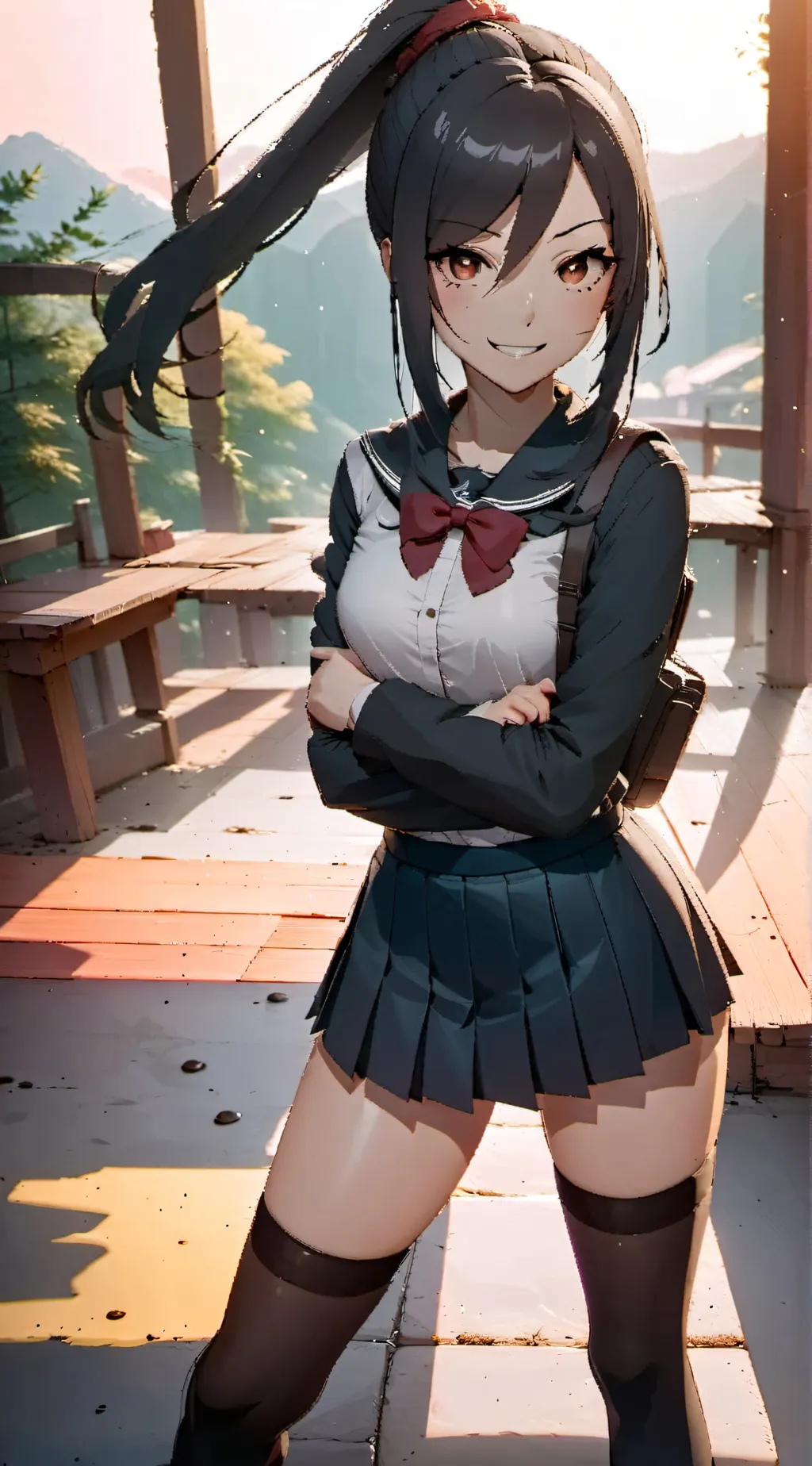 ai character: ayano aishi background