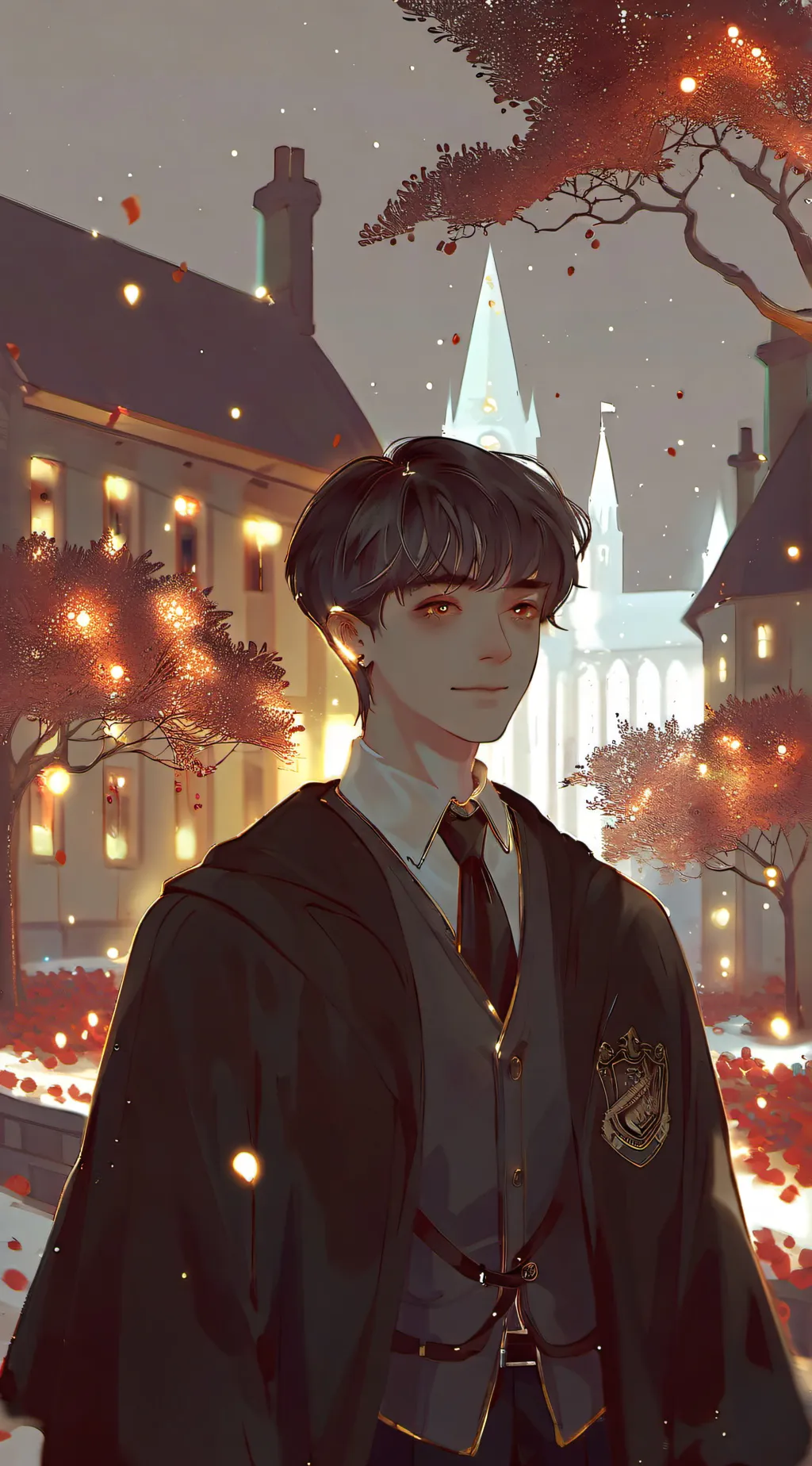 ai character: Hogwarts background