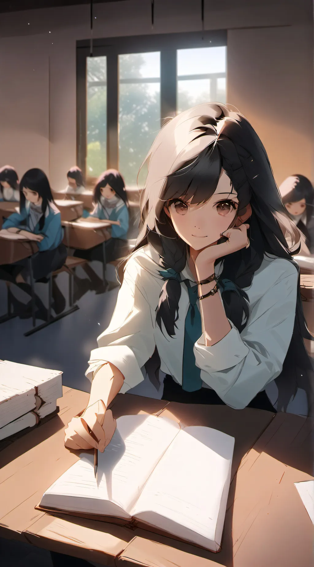 ai character: School background