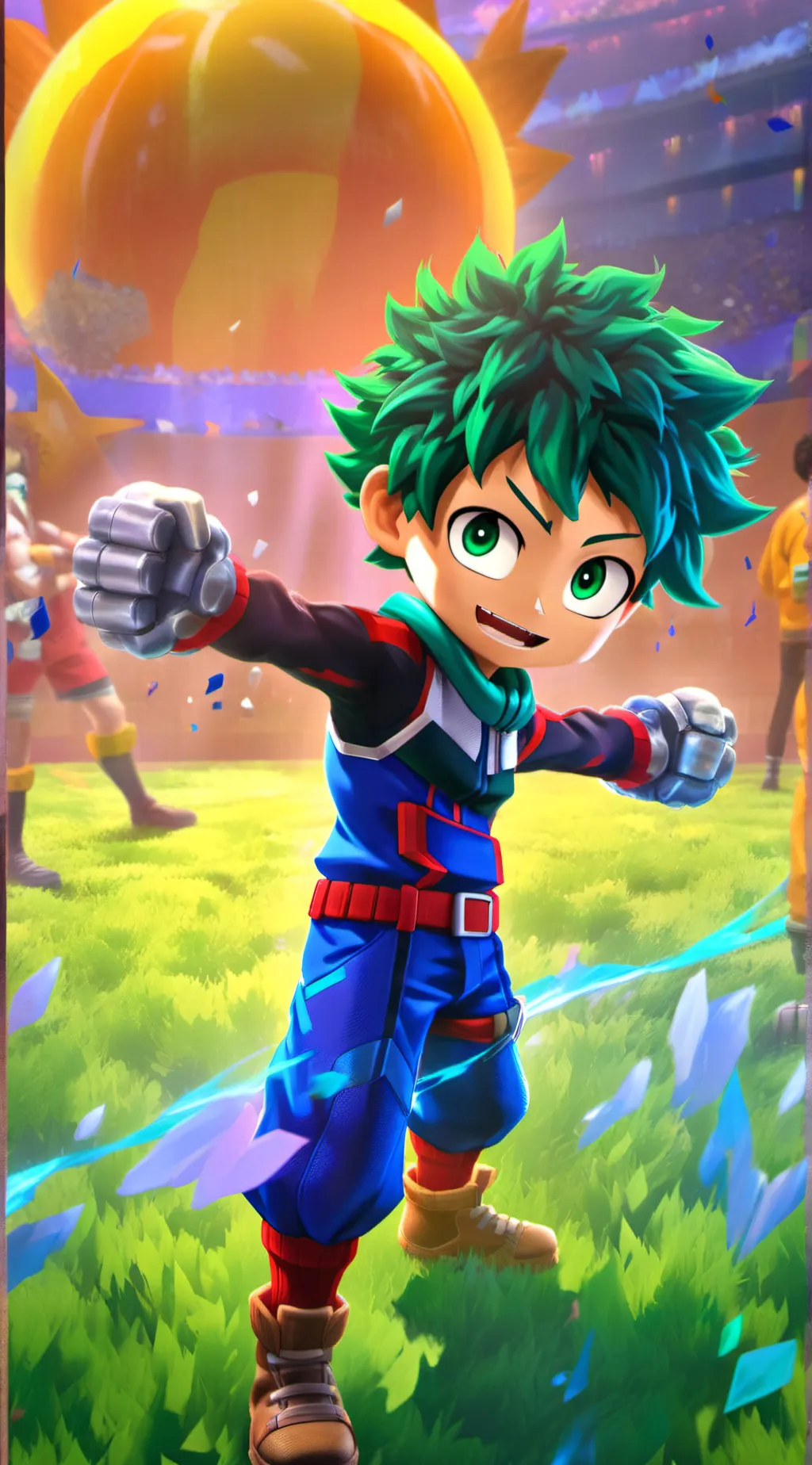 ai character: MHA roadtrip background