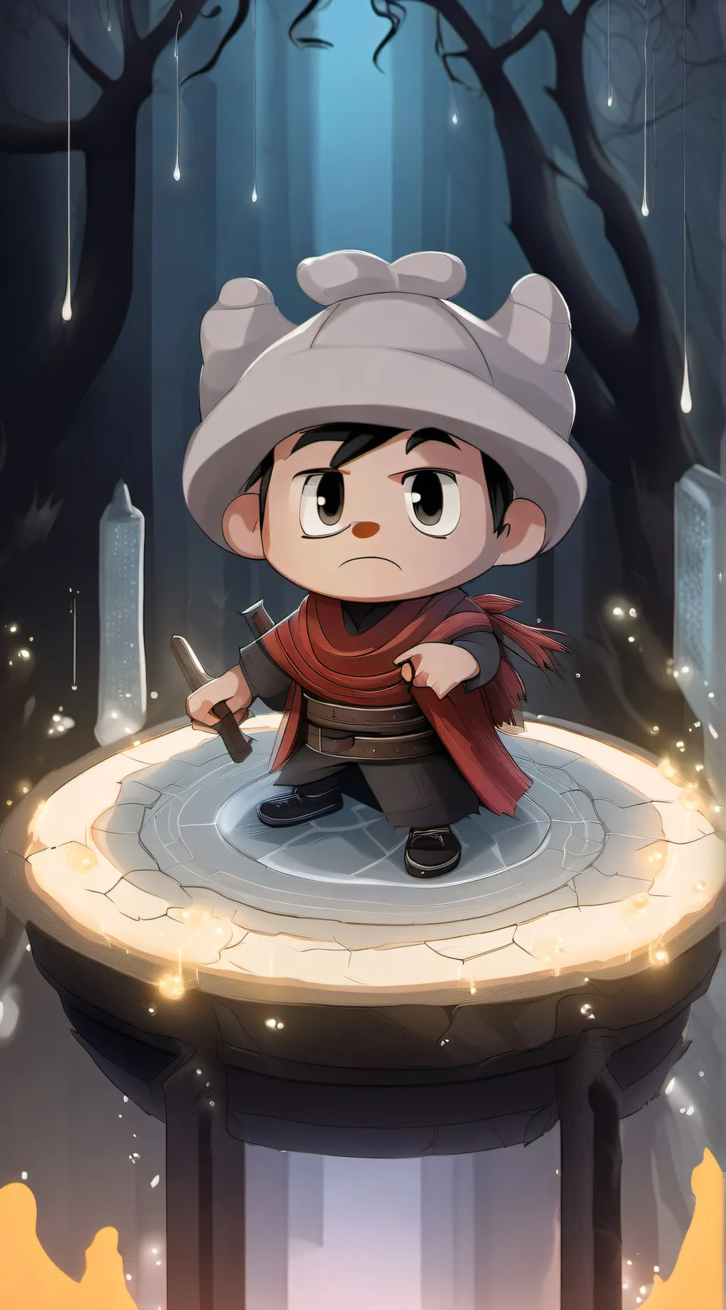 ai character: bandana waddle dee background